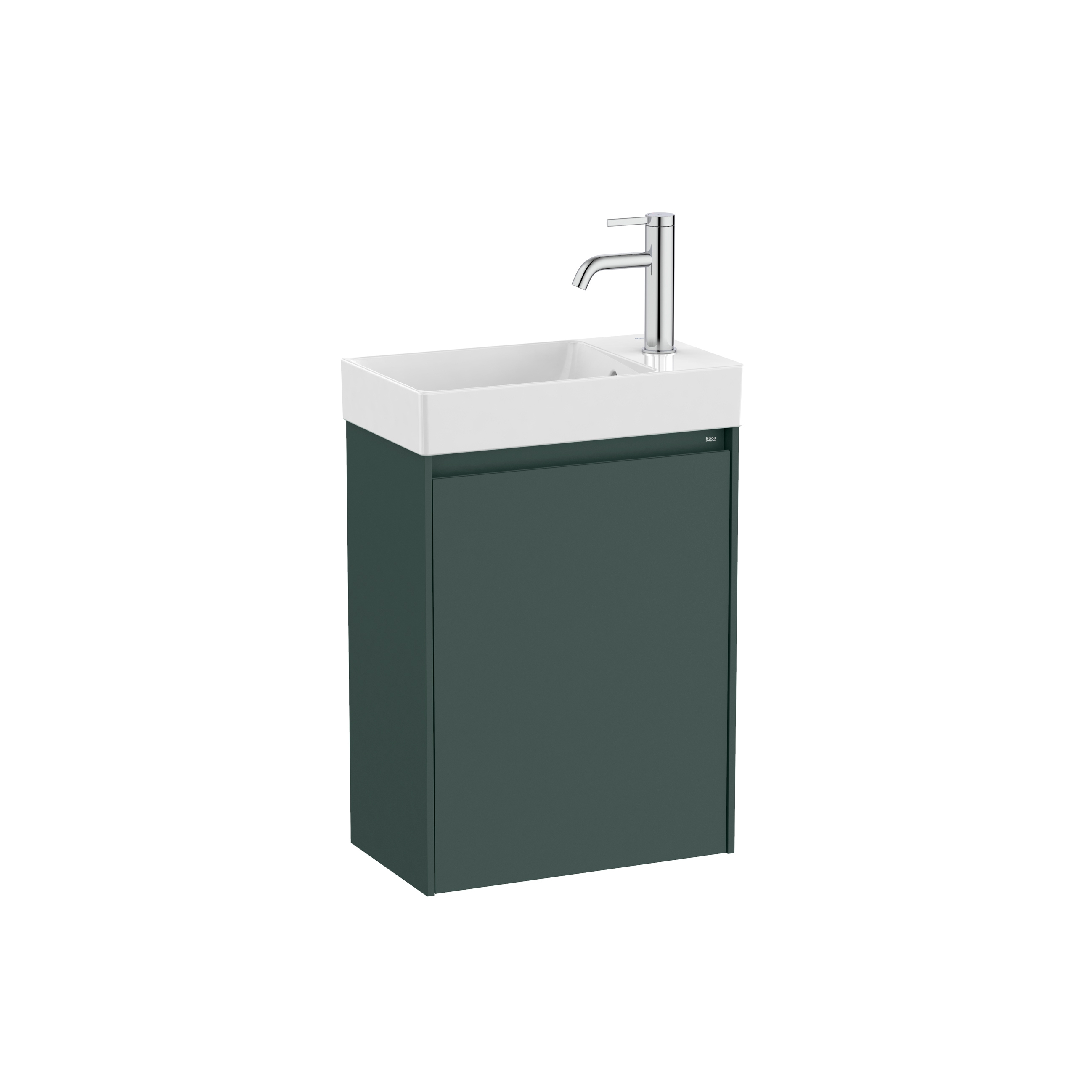 Ona | Vanity unit | Matt green