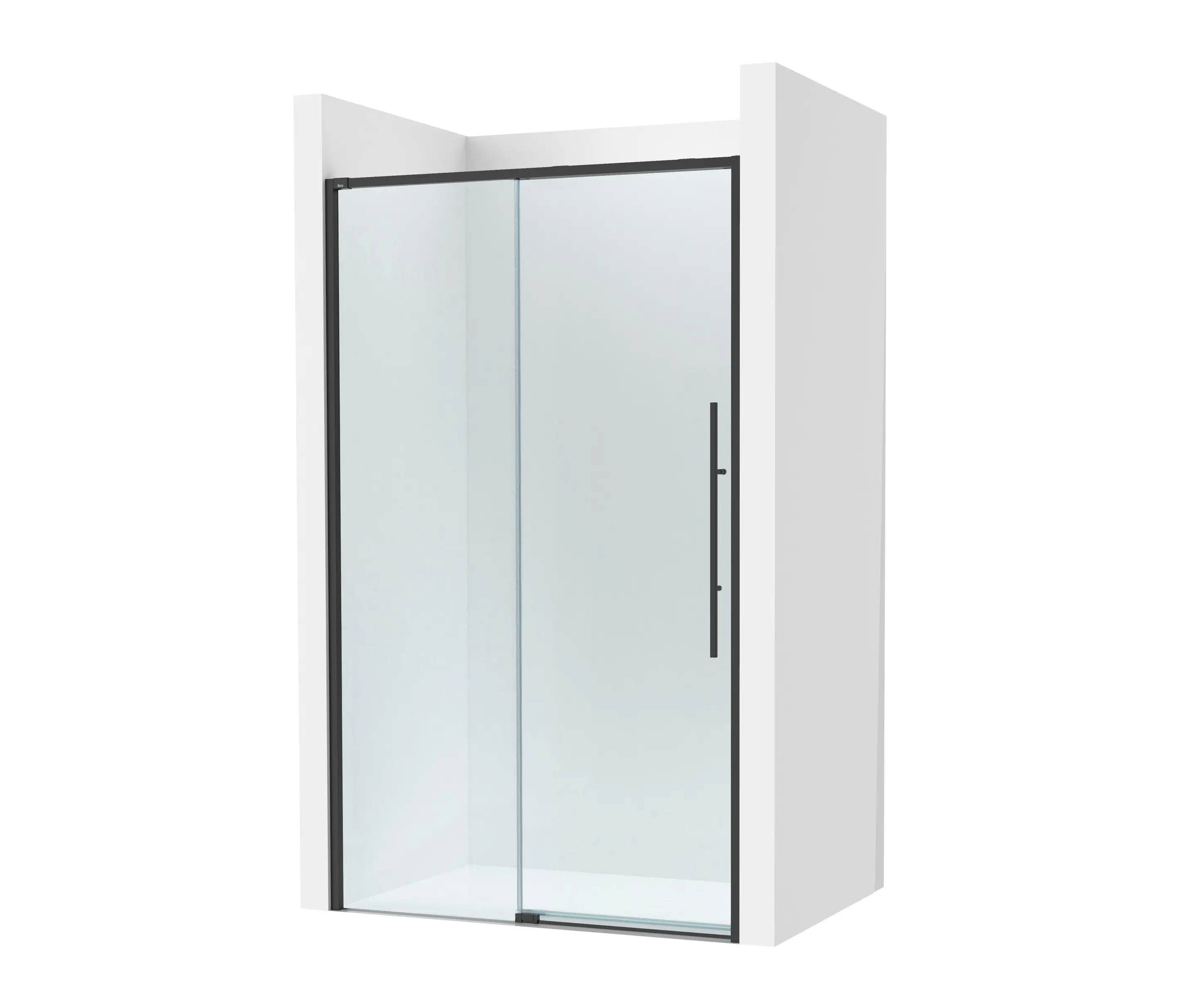 Roca - Brisa | L2 shower screen | Matt Black