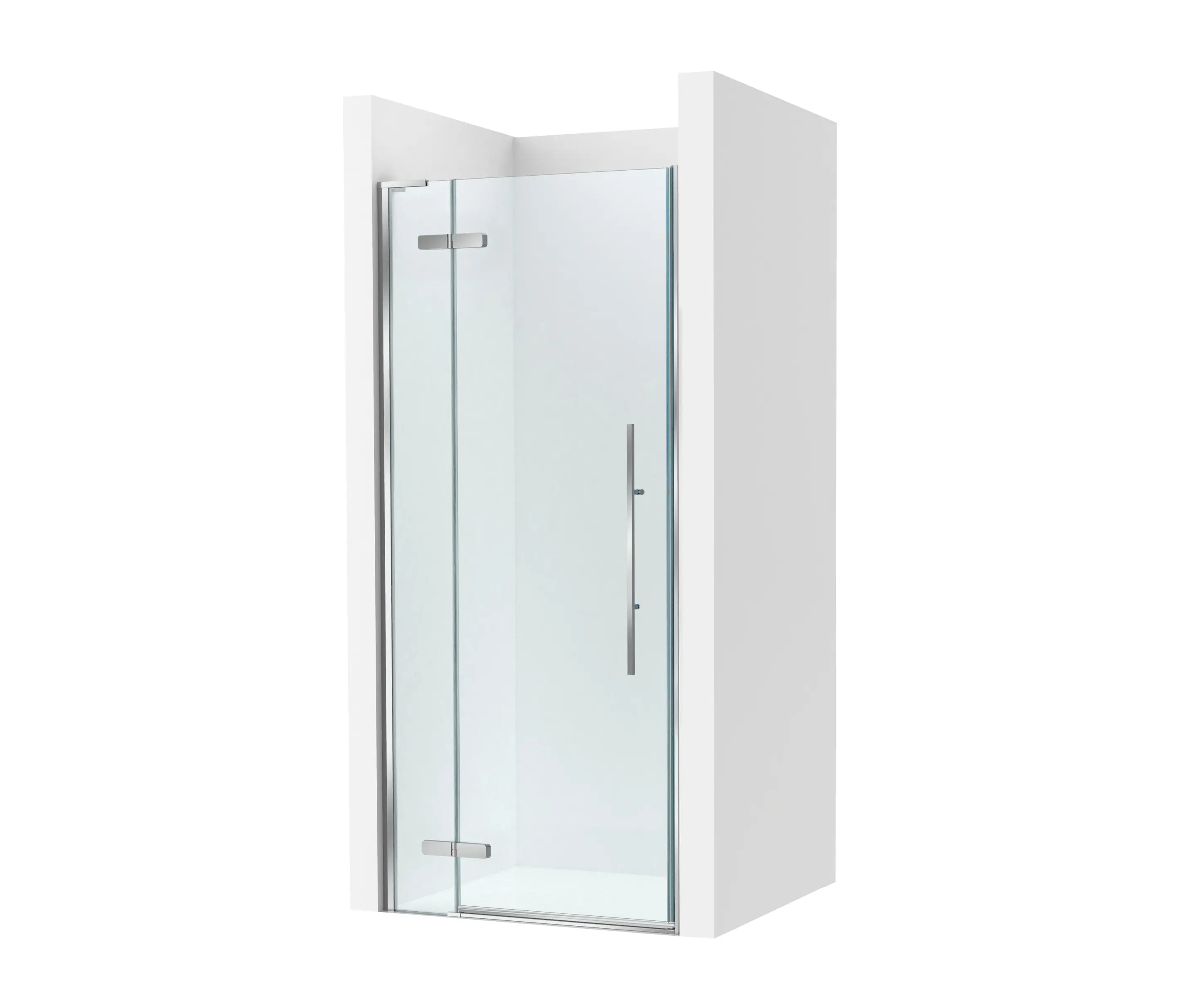 Roca - Brisa | PEF shower screen | Polished Silver