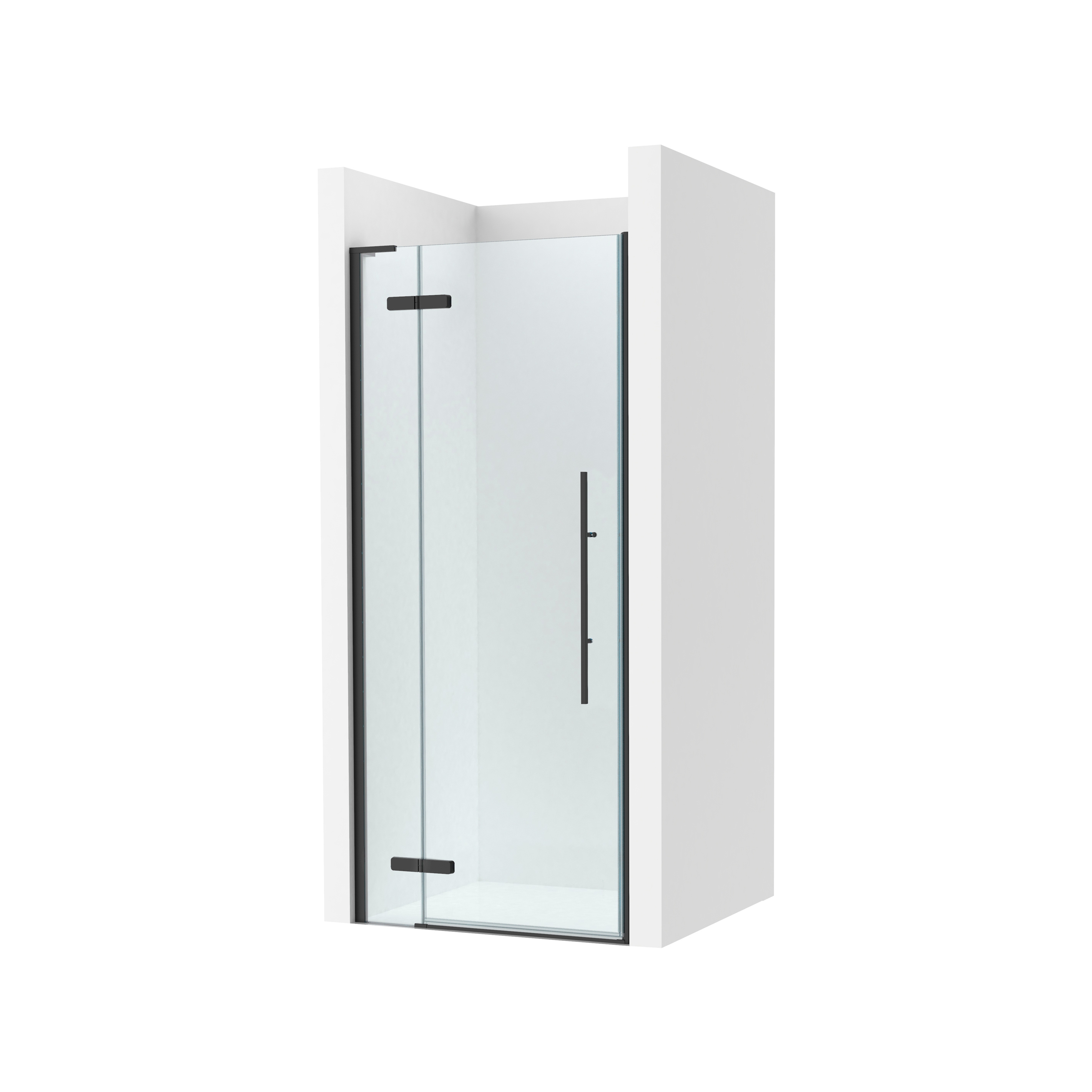 Afficher le produit Brisa | PEF shower screen | Matt Black du fabricant Roca