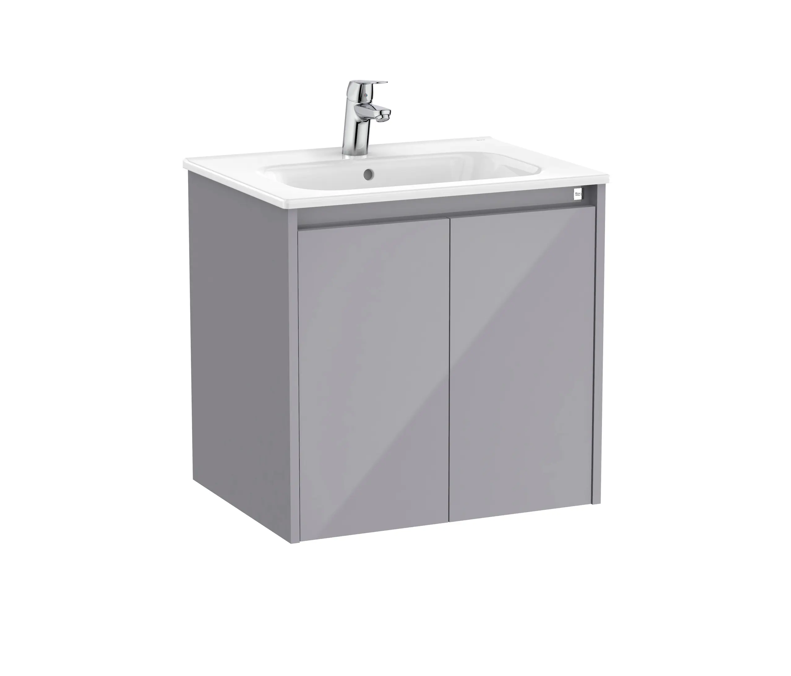 Roca - Tenet | Vanity unit | Glossy grey