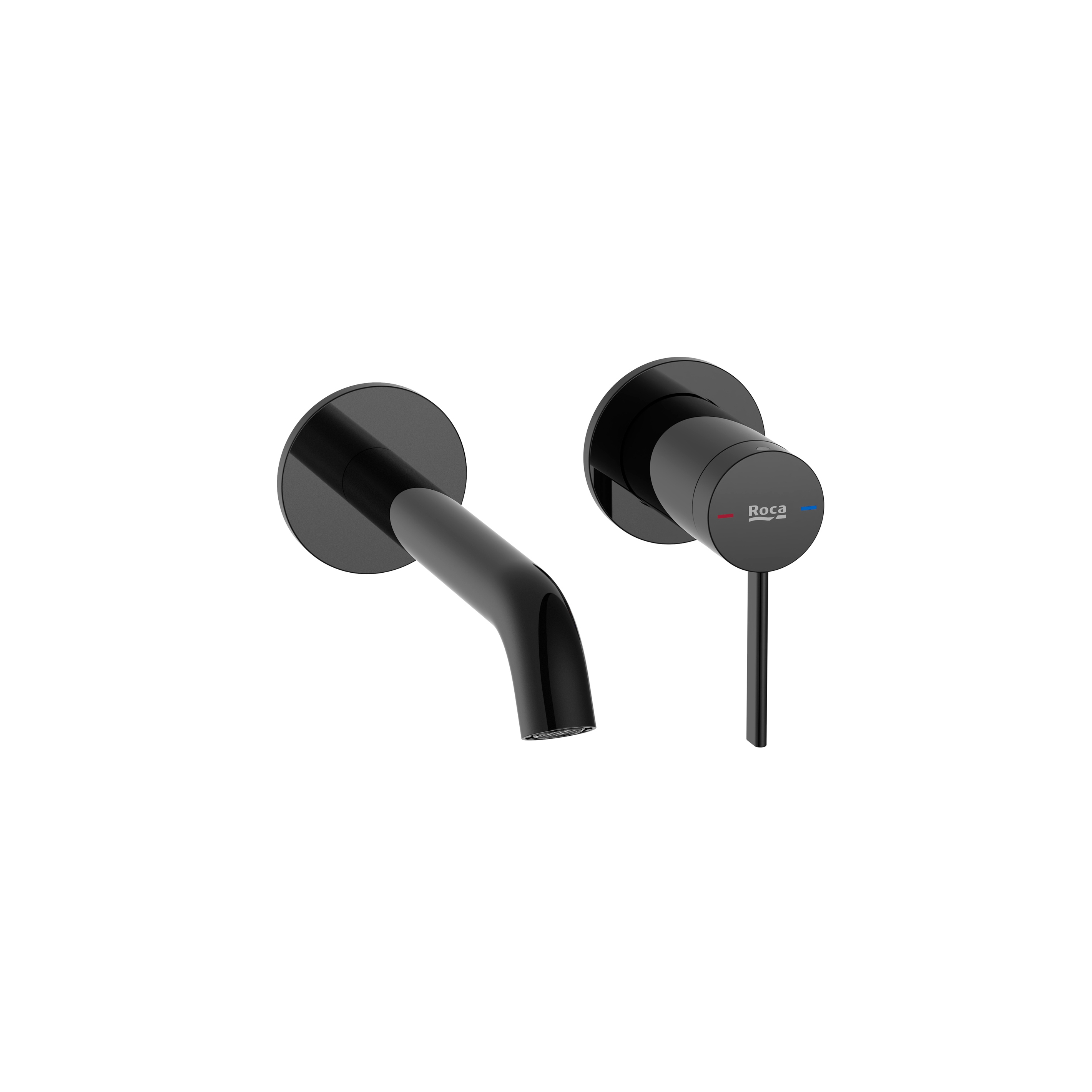 Ona | Built-in Basin mixer high neck | Titanium Black