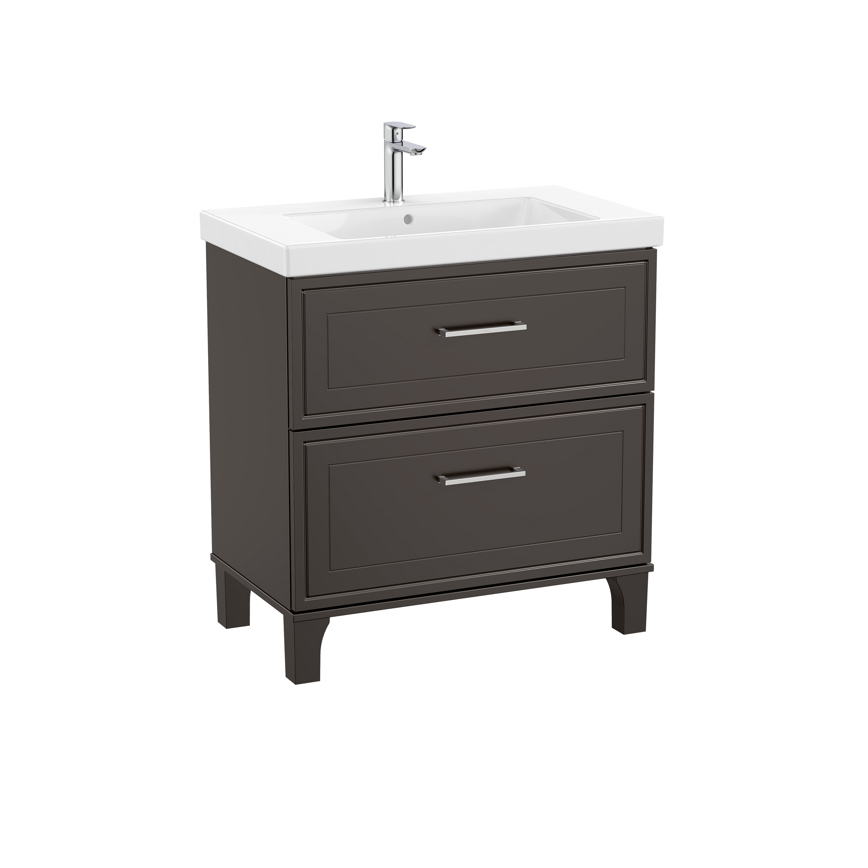 Afficher le produit Romea | Vanity unit | Matt dark grey du fabricant Roca