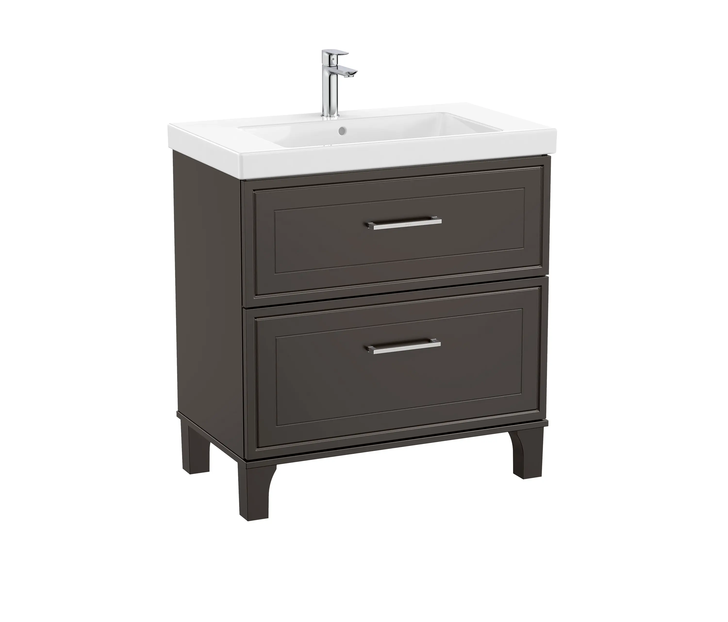 Roca - Romea | Vanity unit | Matt dark grey