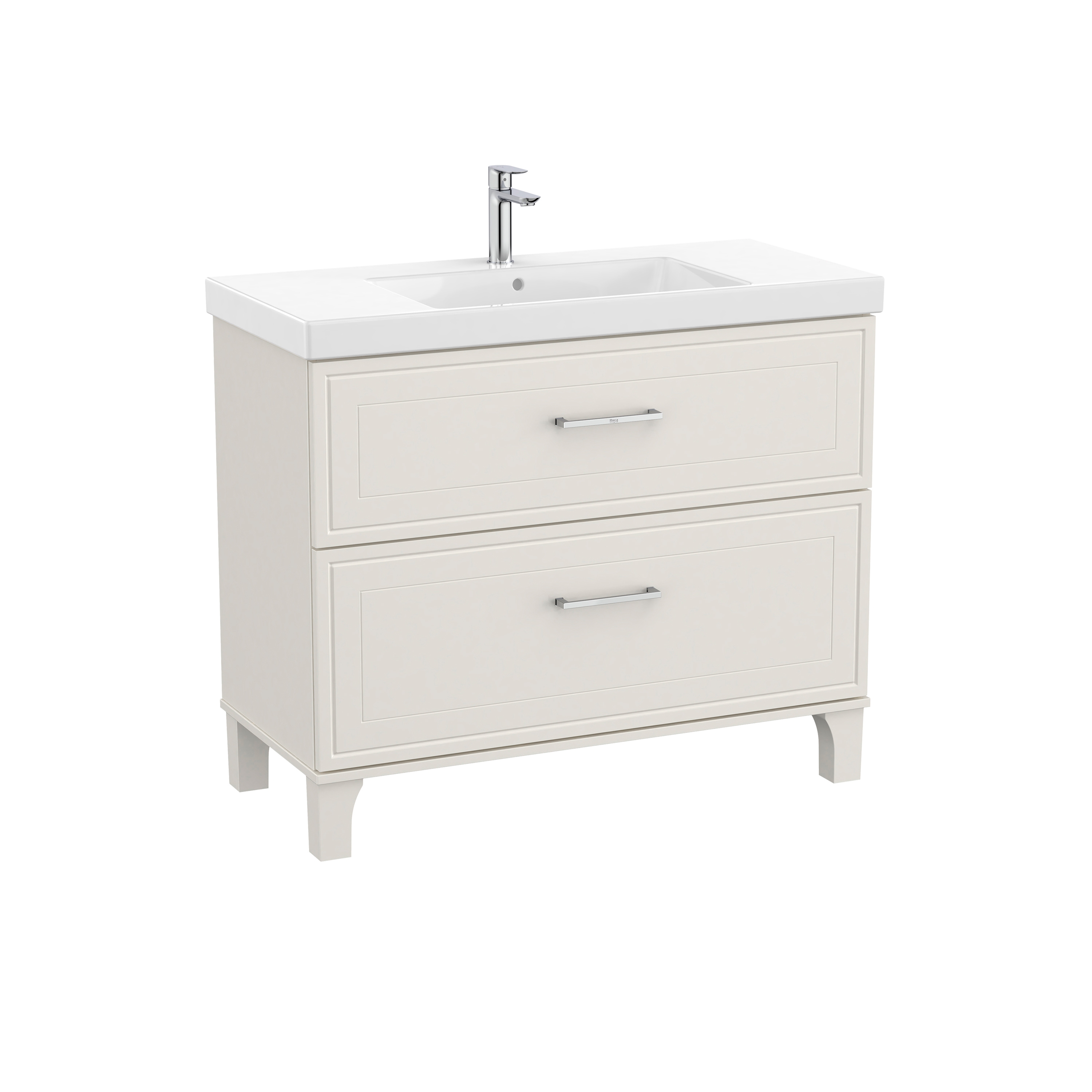 Romea | Vanity unit | White matt