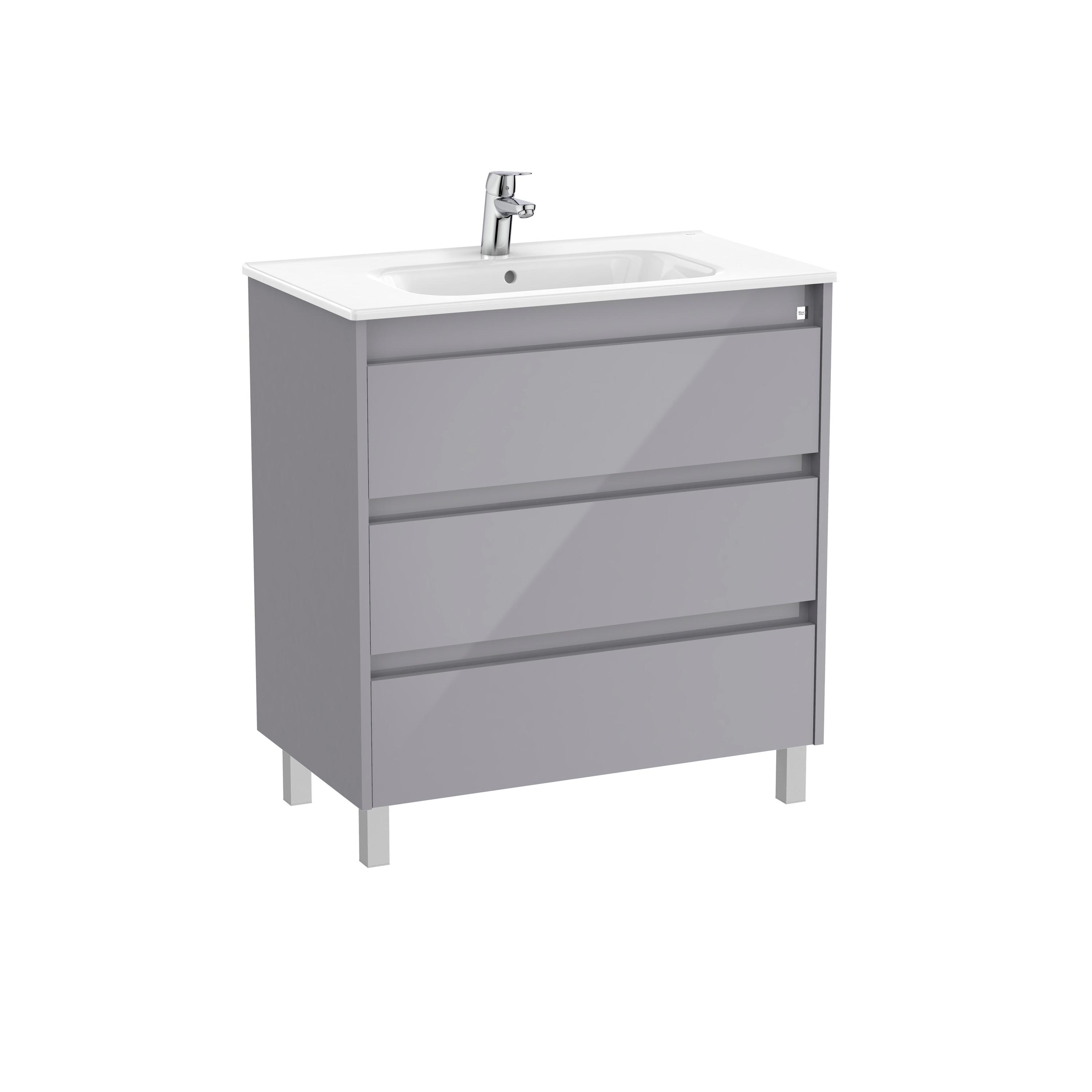 Tenet | Vanity unit | Glossy grey