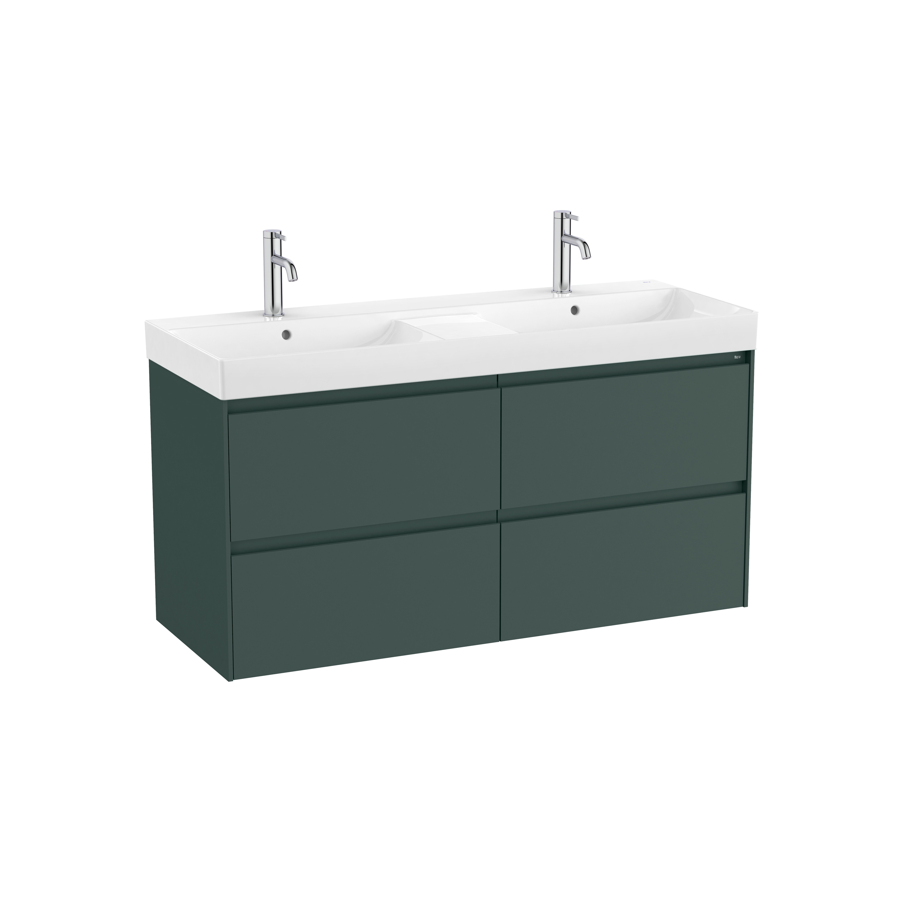 Ona | Vanity unit | Matt green