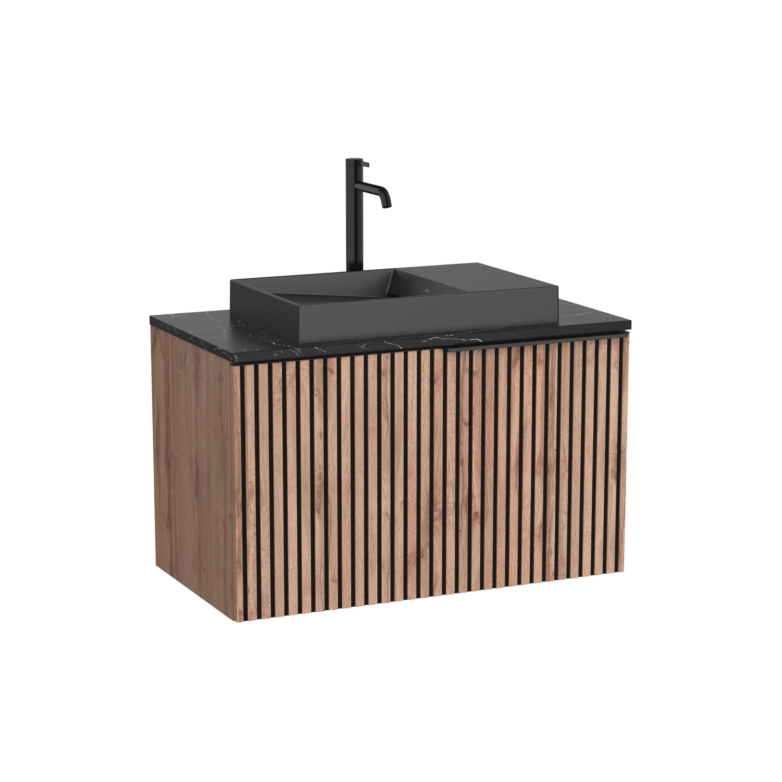 Afficher le produit Horizon | Vanity unit | Black du fabricant Roca