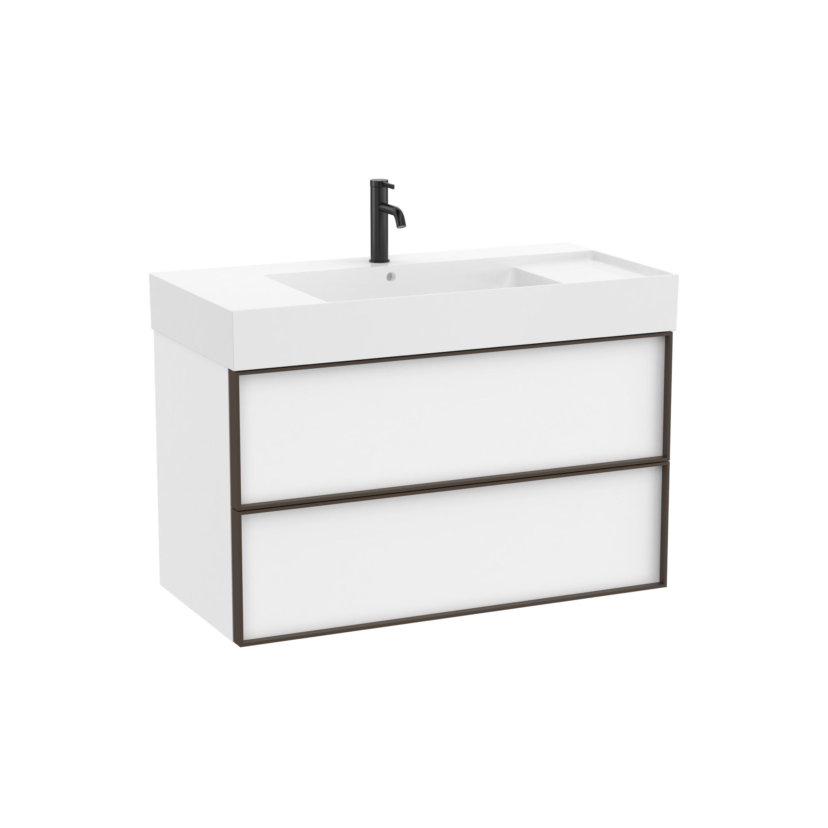 Inspira | Vanity unit | Matt White