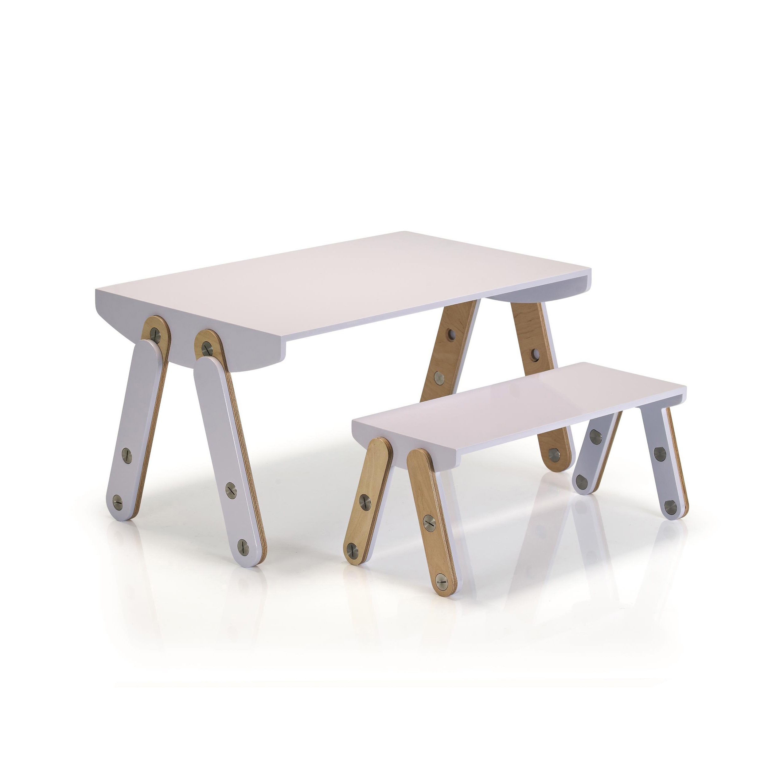 Display product Milky Desk & Bench from manufacturer GAEAforms