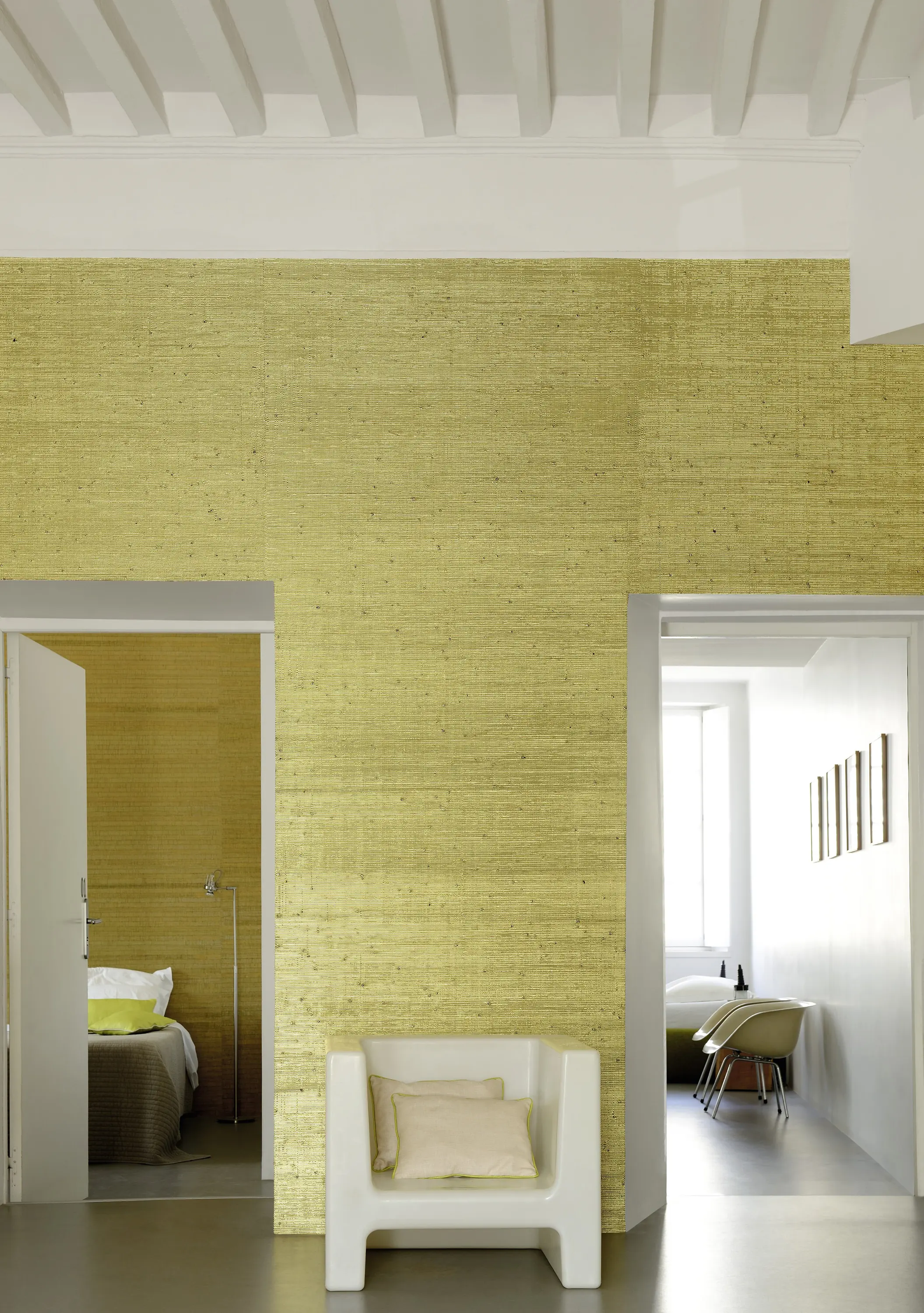 Elitis - Éclat | Abaca et fils métalliques RM 882 94