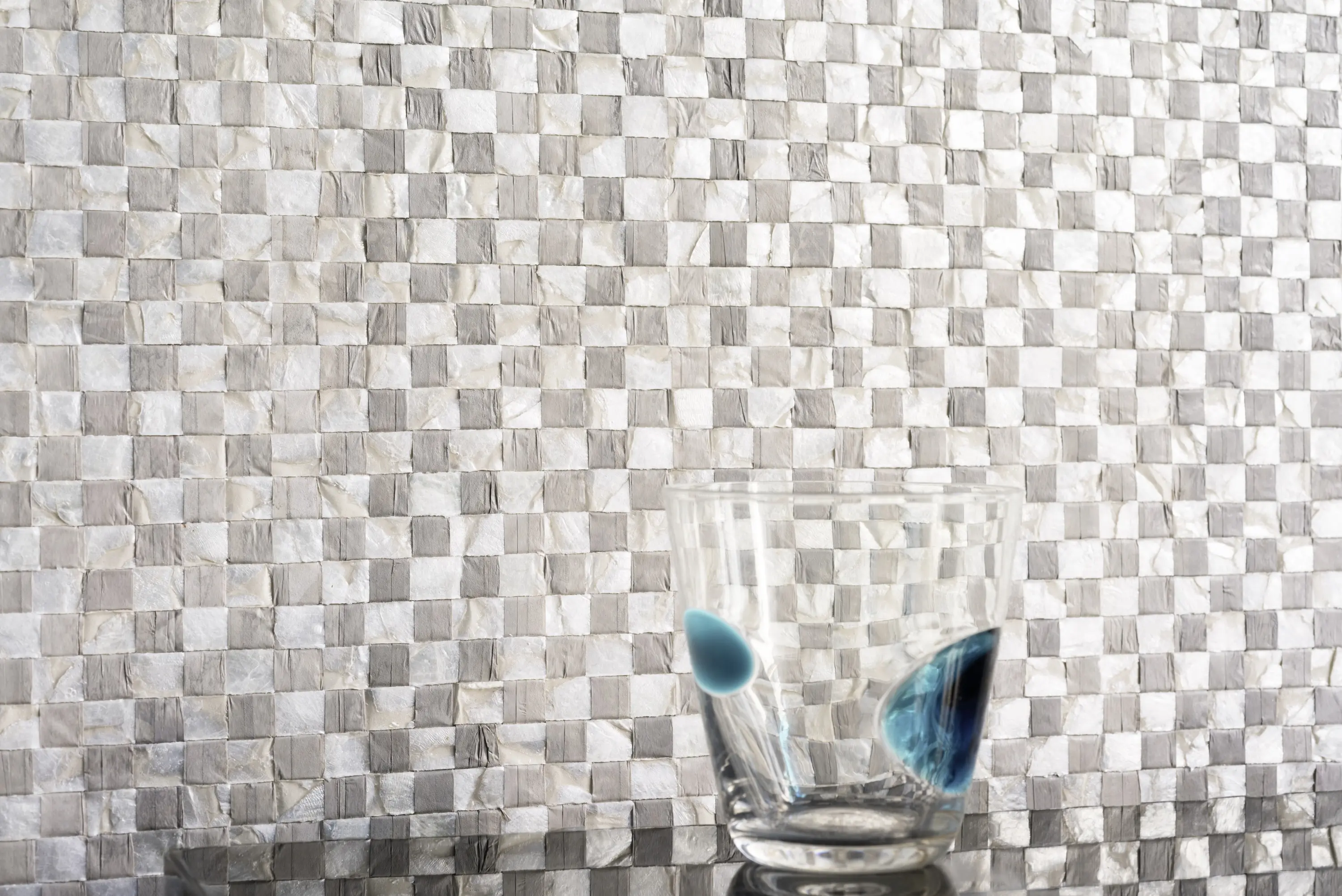 Elitis - Costa verde | Nacre vichy RM 675 01