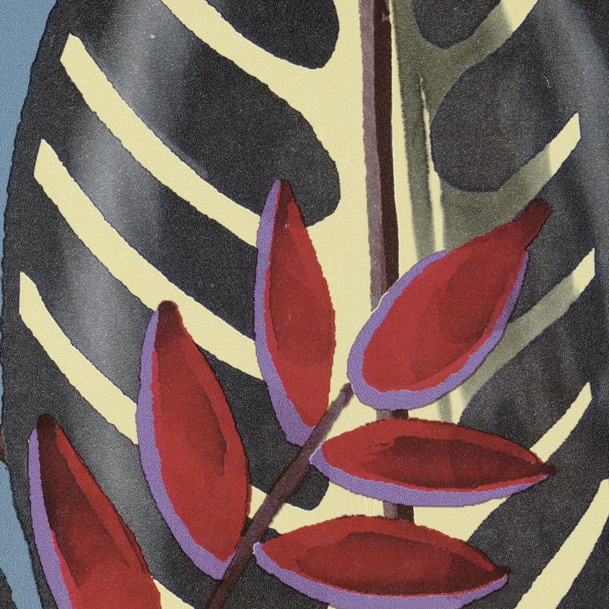Display product Flower Power | Alocasia | TP 302 05 from manufacturer Elitis