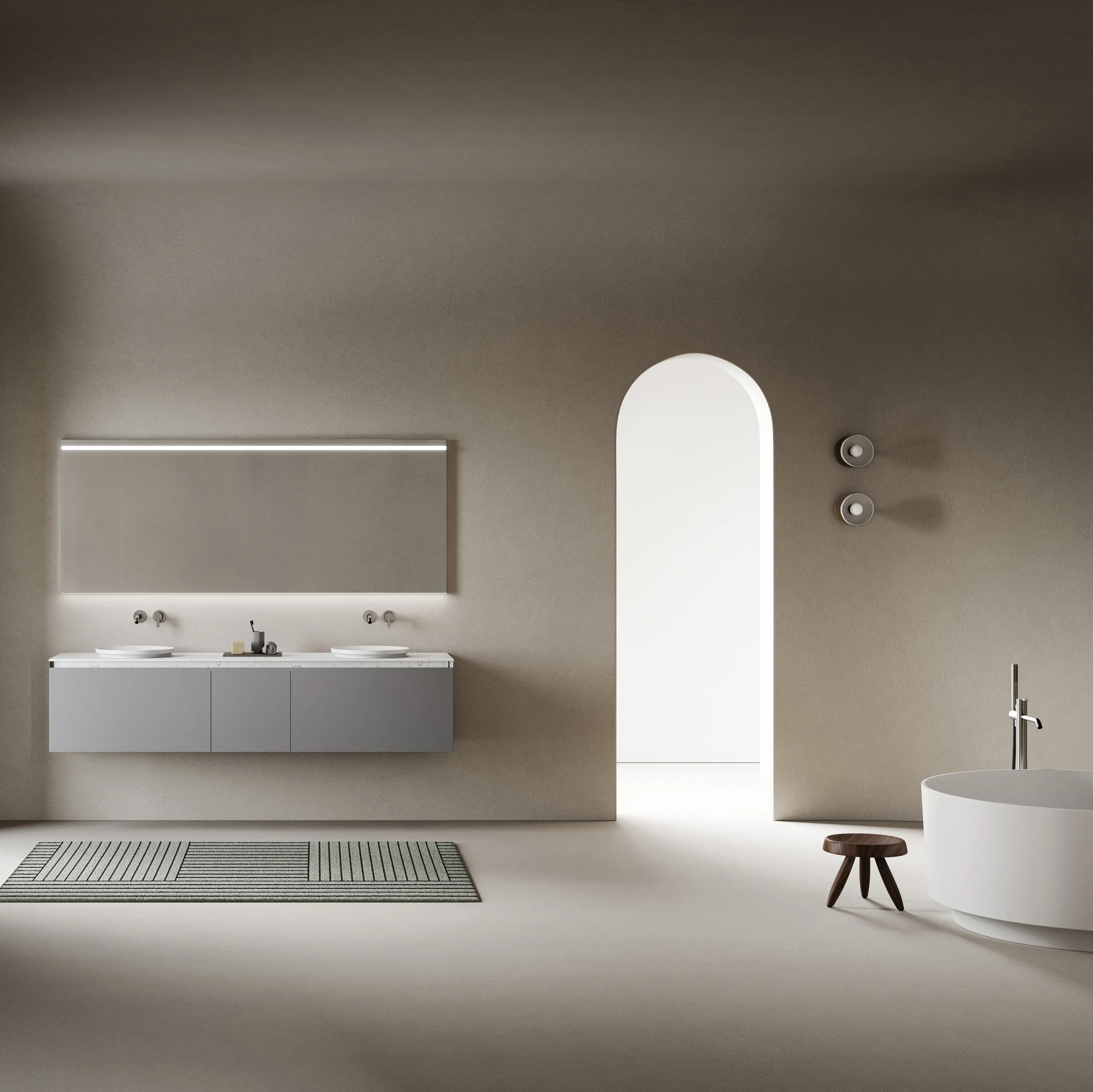 Inbani - Strato Cabinet Units with Glass Door