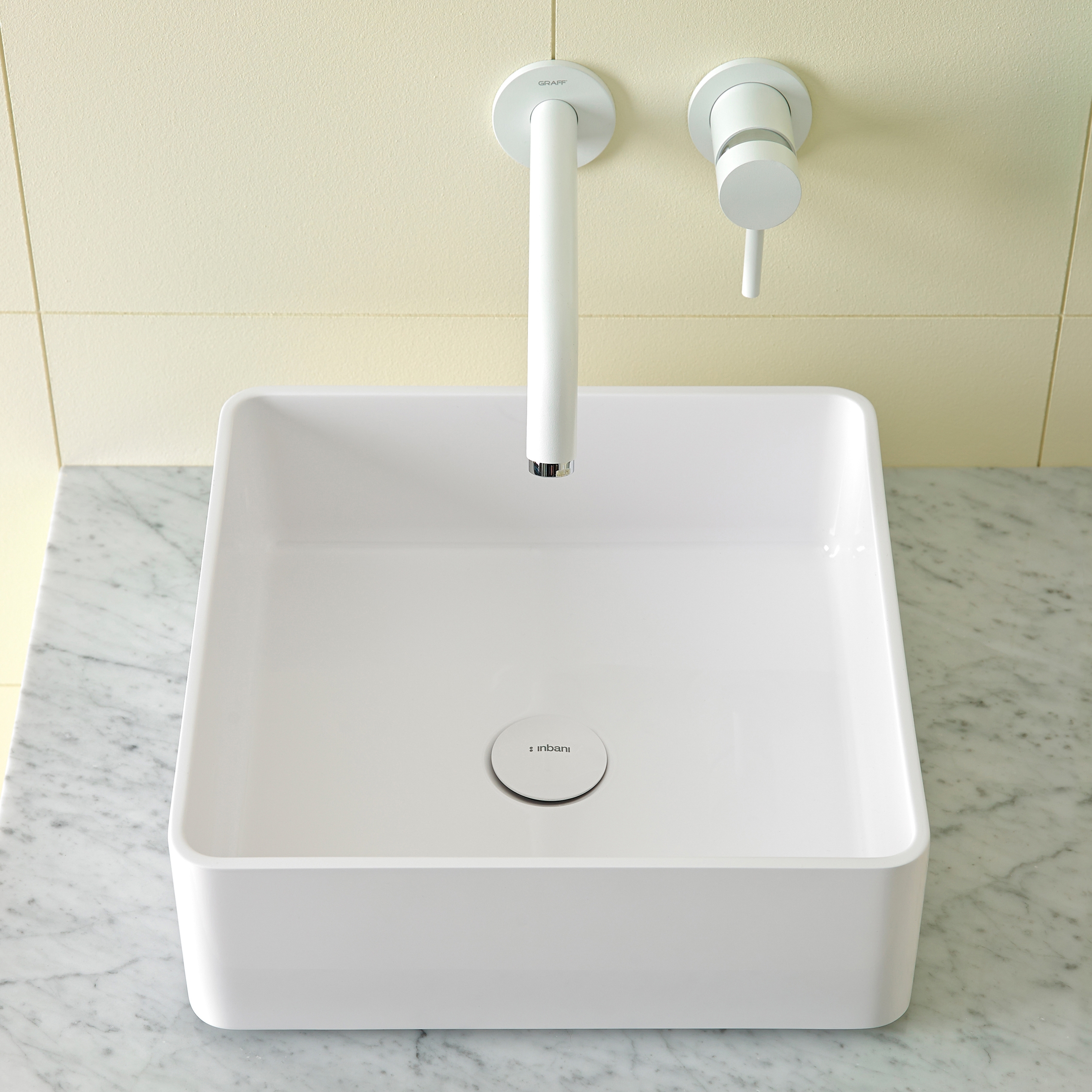 Display product Glaze Topsolid Top Mounted  washbasin from manufacturer Inbani