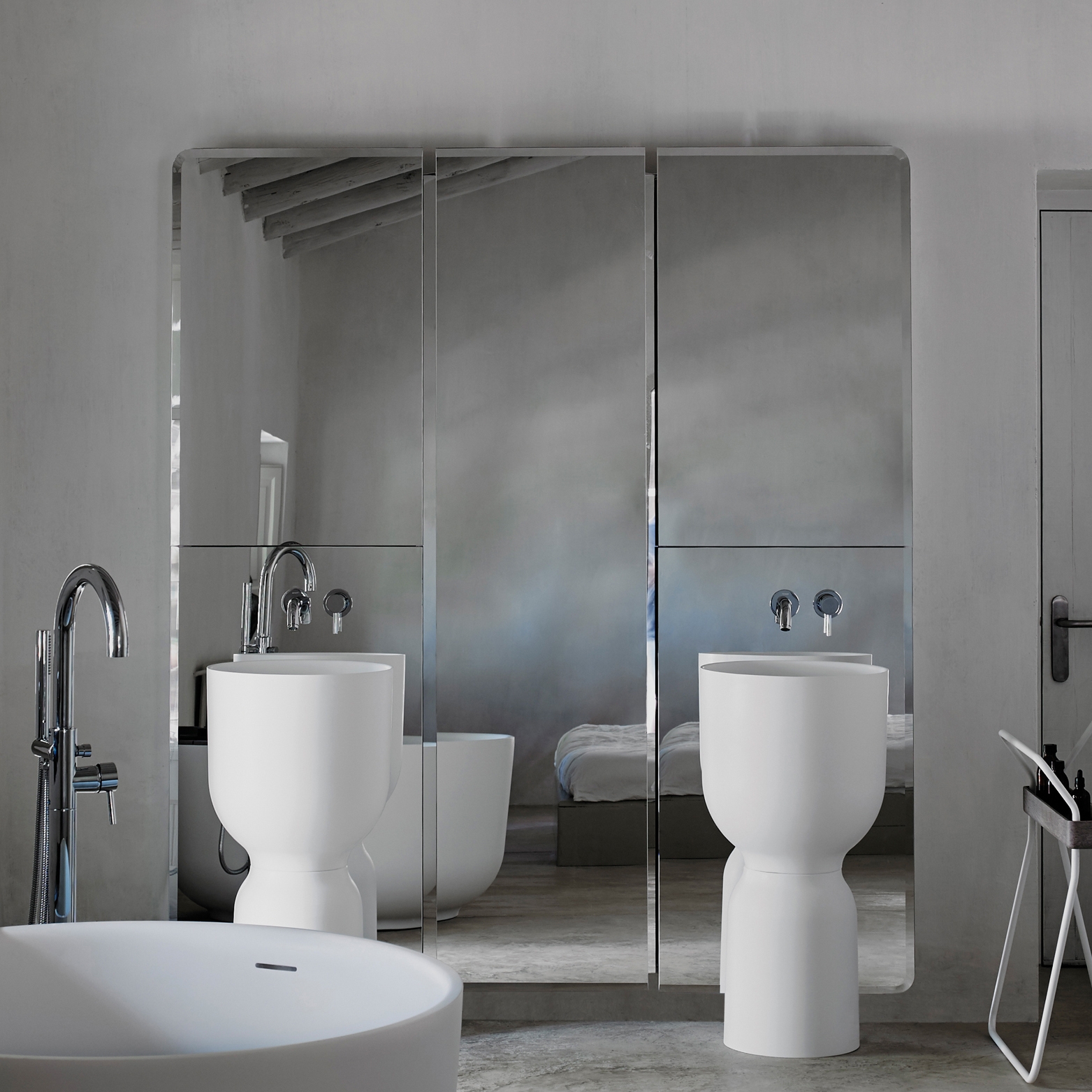 Display product Origin Wall Mounted Mirror Cabinet Units from manufacturer Inbani