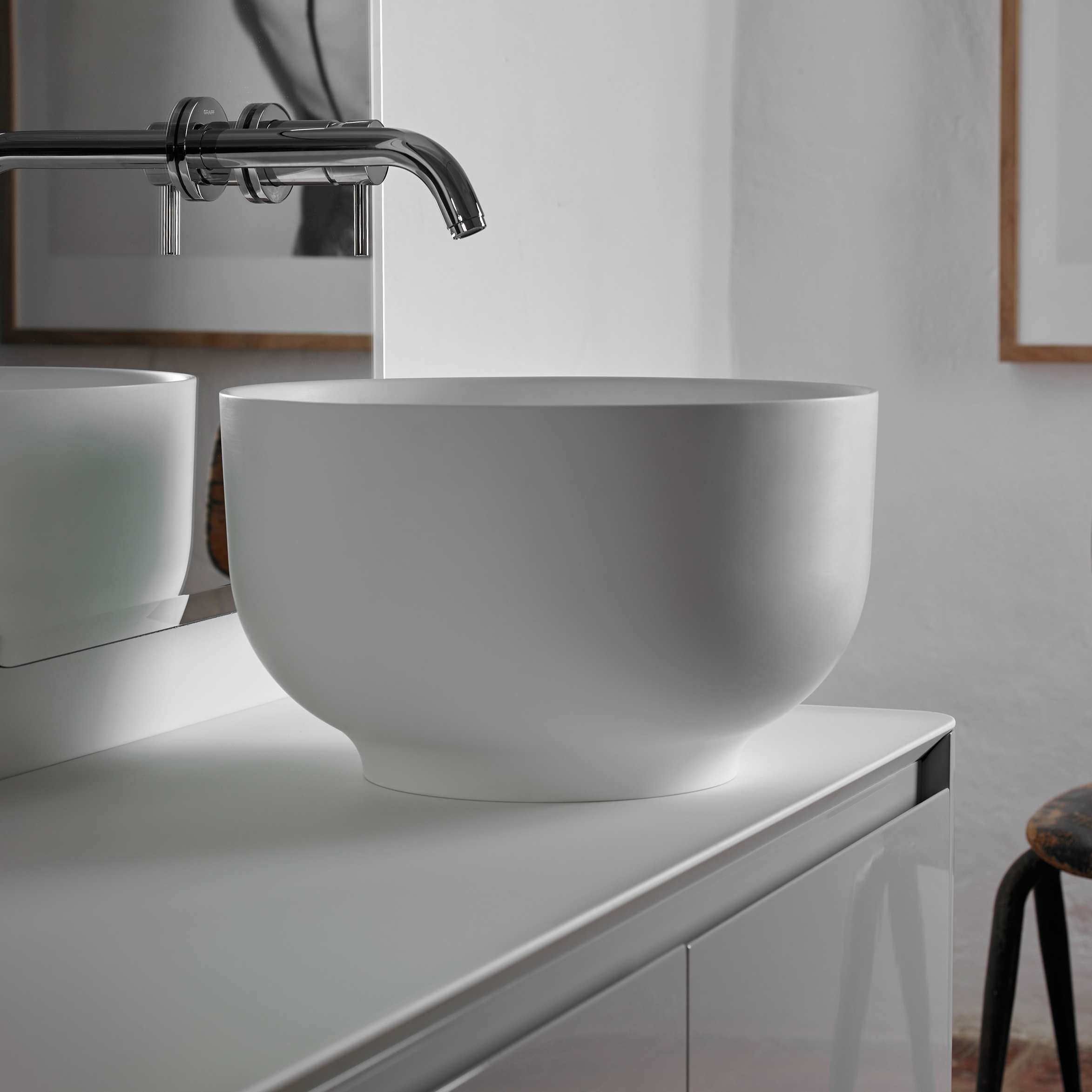 Mostra il prodotto Origin Lavandino su piano di lavoro in Topsolid H25 del produttore Inbani
