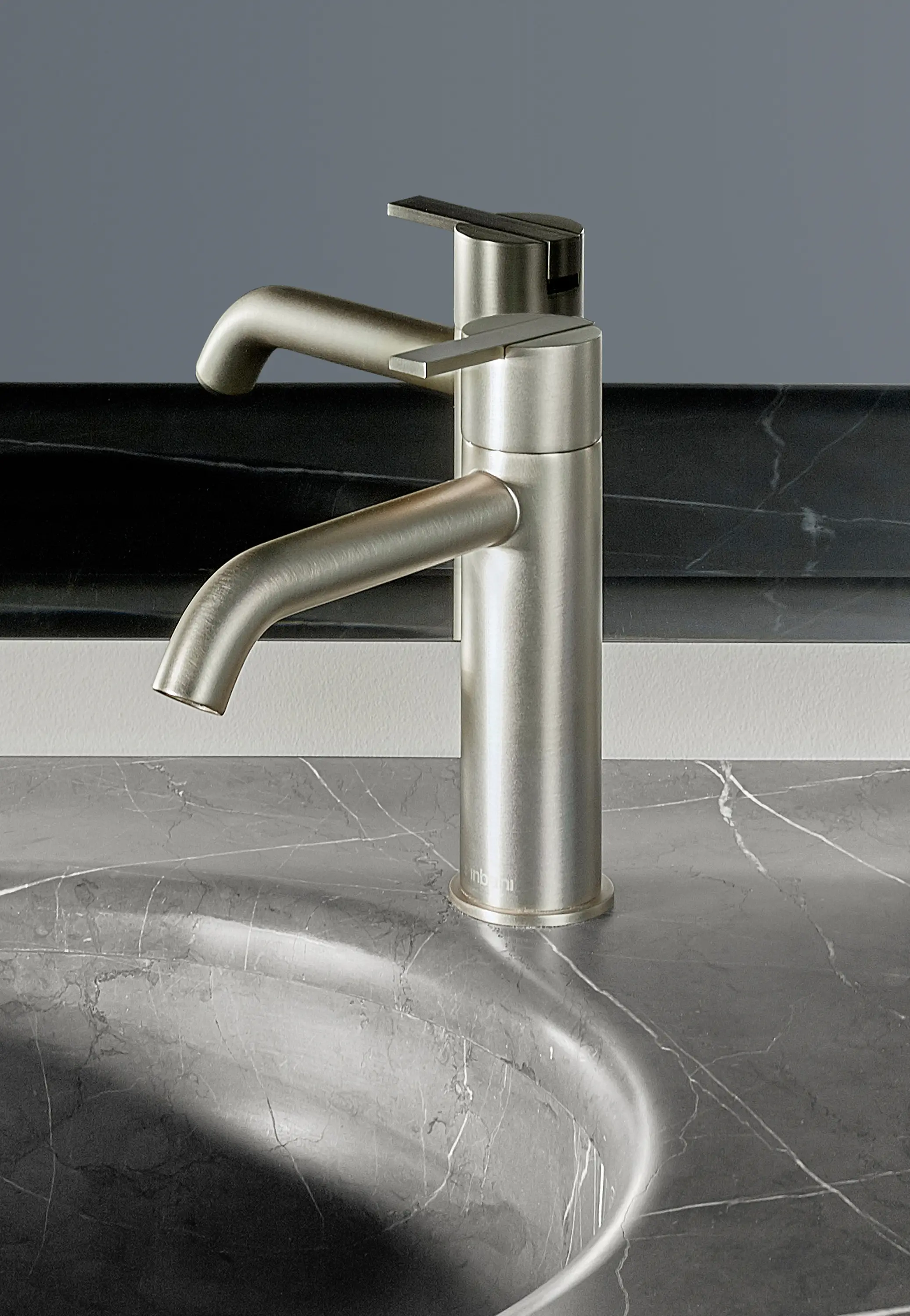 Inbani - Code Brushed Gold Basin Mixer