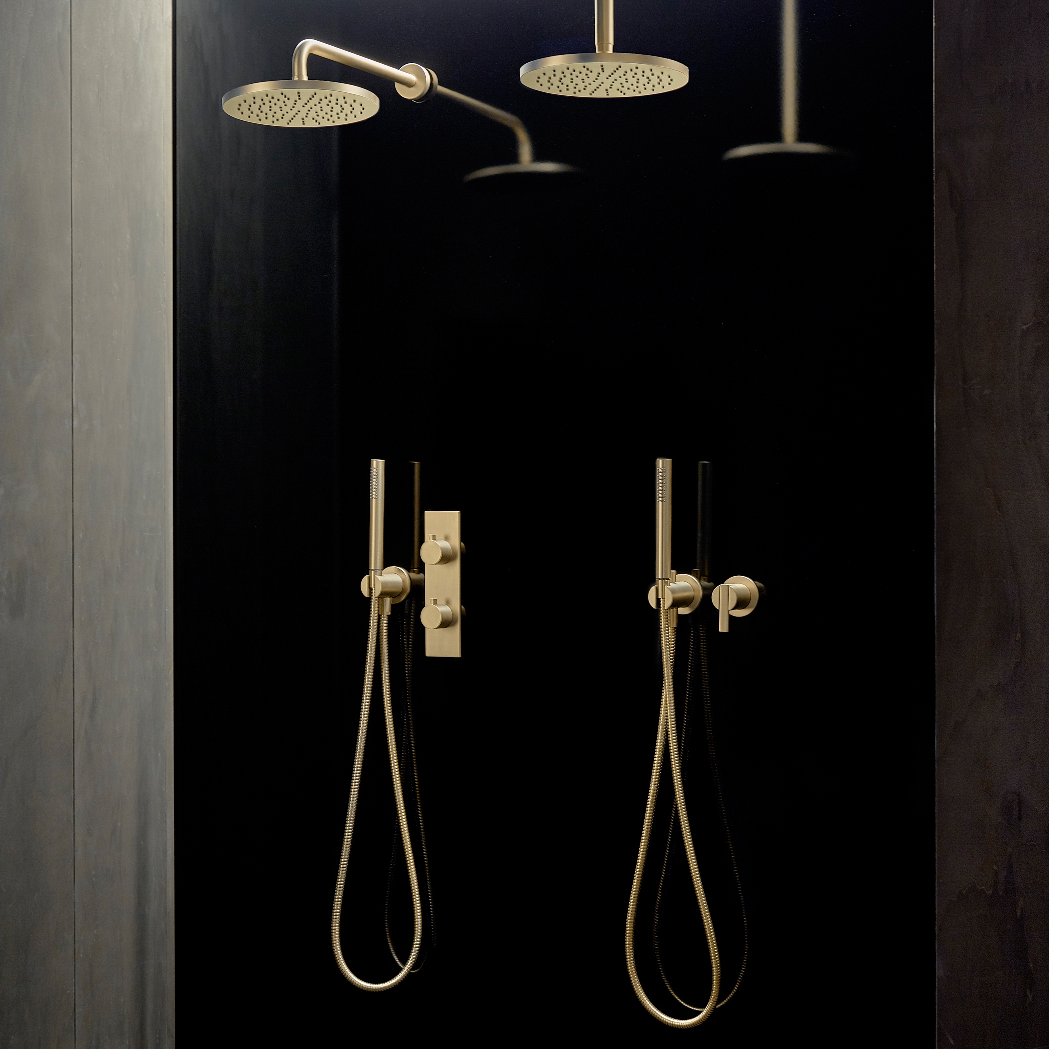Display product Code Brushed Gold Shower Set from manufacturer Inbani