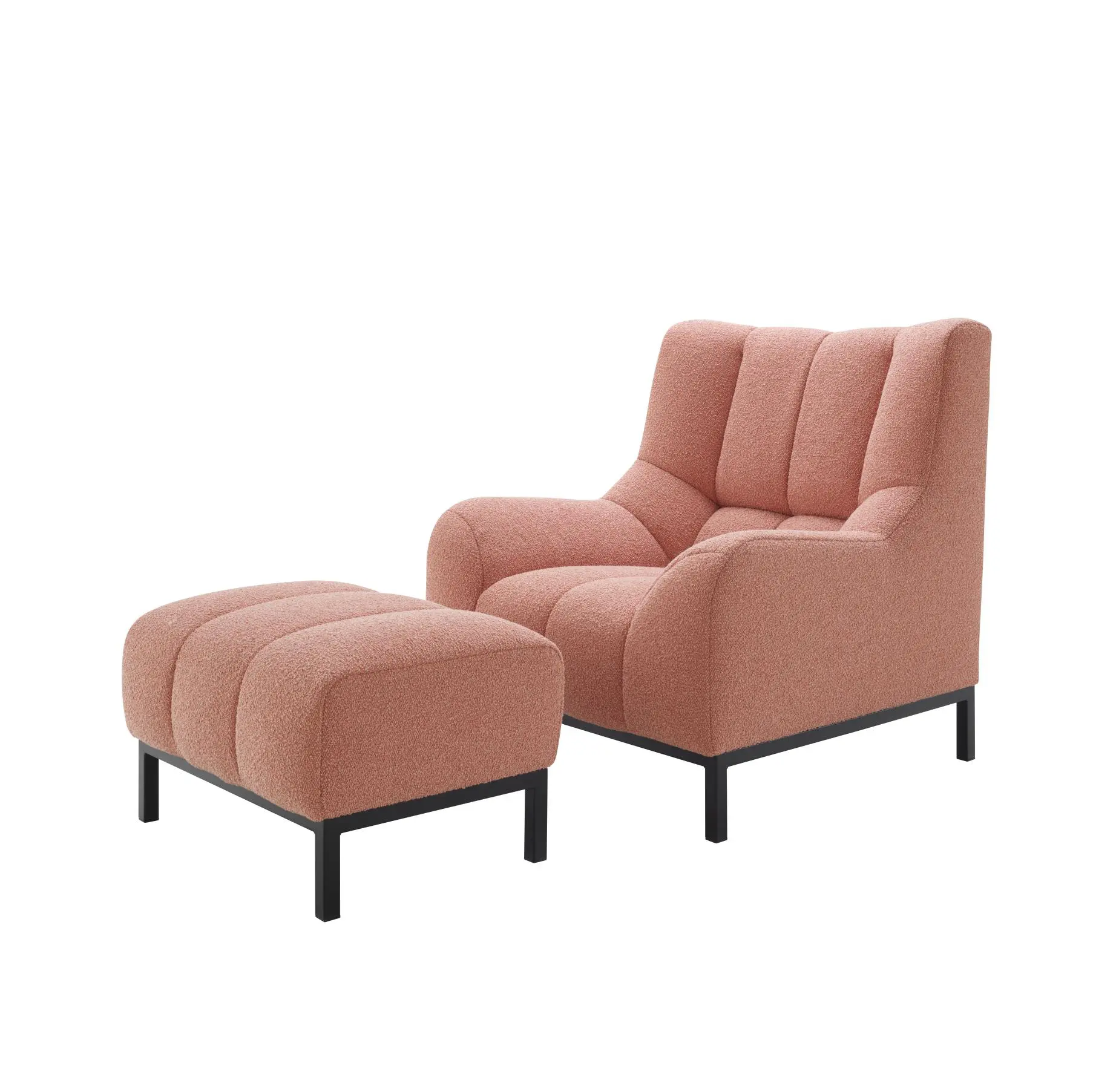 Ligne Roset - Phileas | Divano 3 Posti Basamento Metallico Laccato