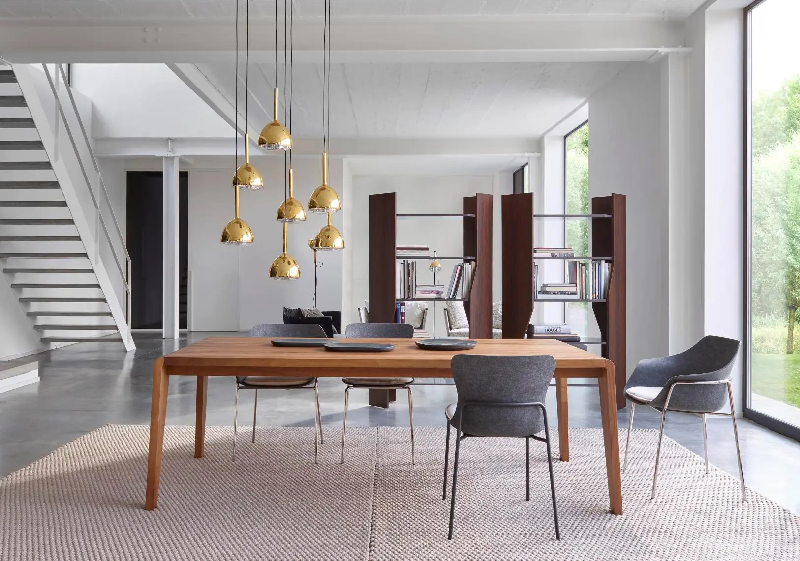 Ligne Roset - Brass Bell | Lampada Da Sospensione 5 Fili