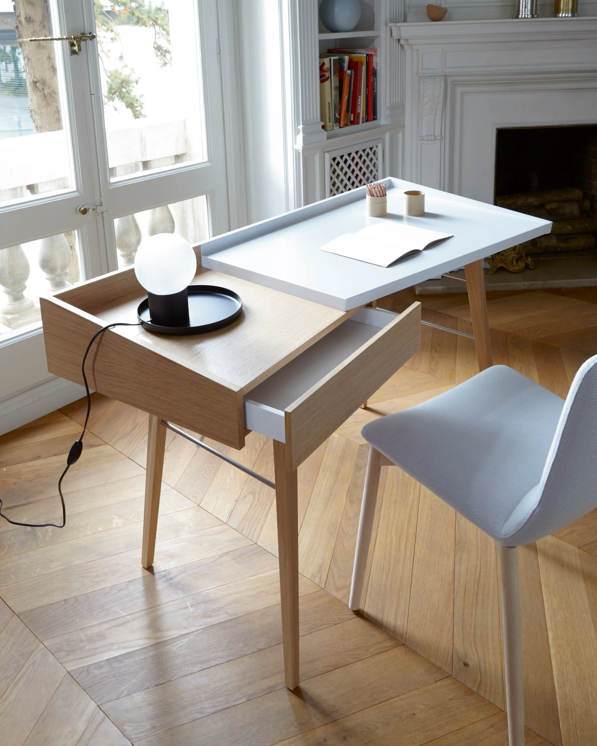 Ligne Roset - Coupole | Lampada Da Tavolo Rosso