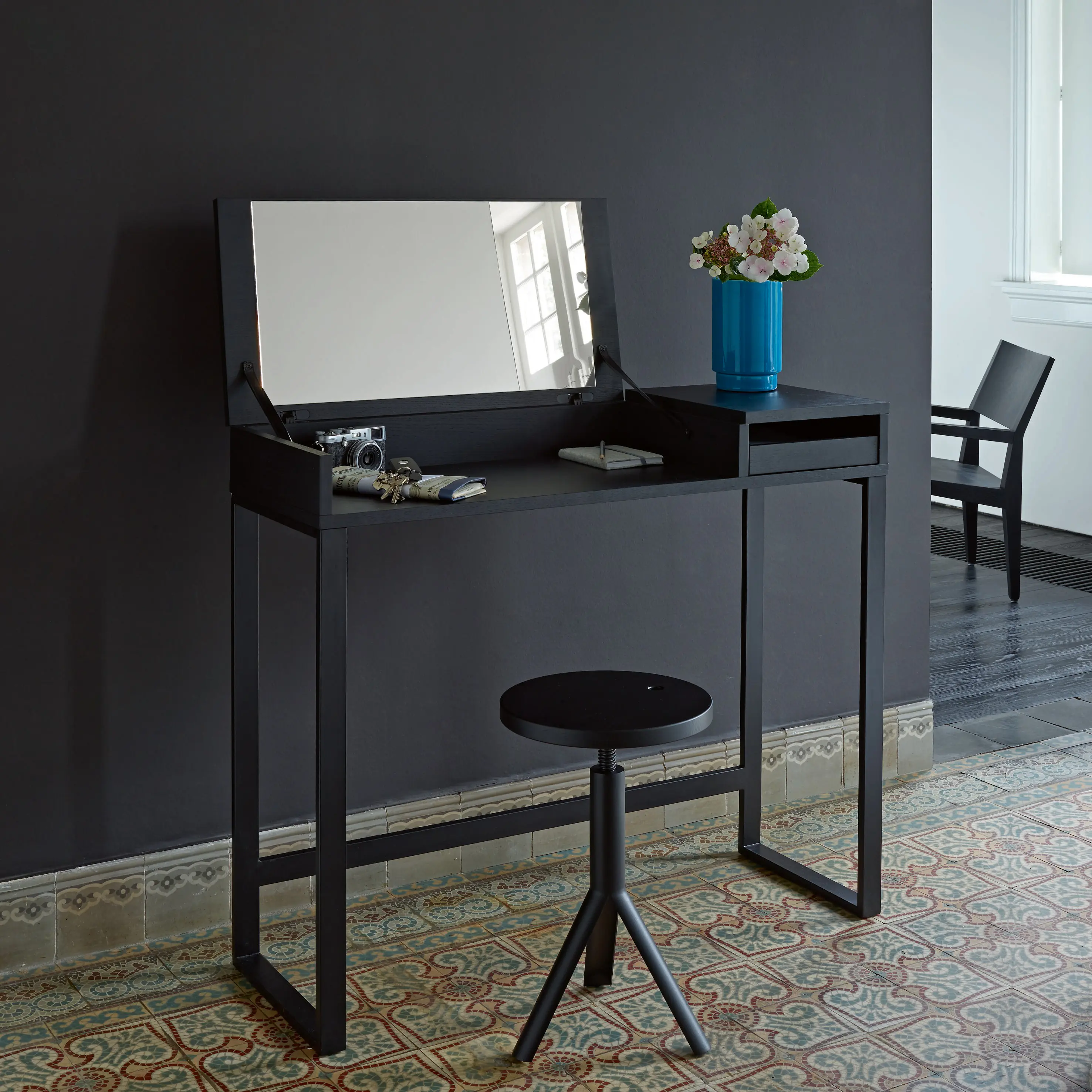 Ligne Roset - Hellobye | Console Table Black Stained Ash