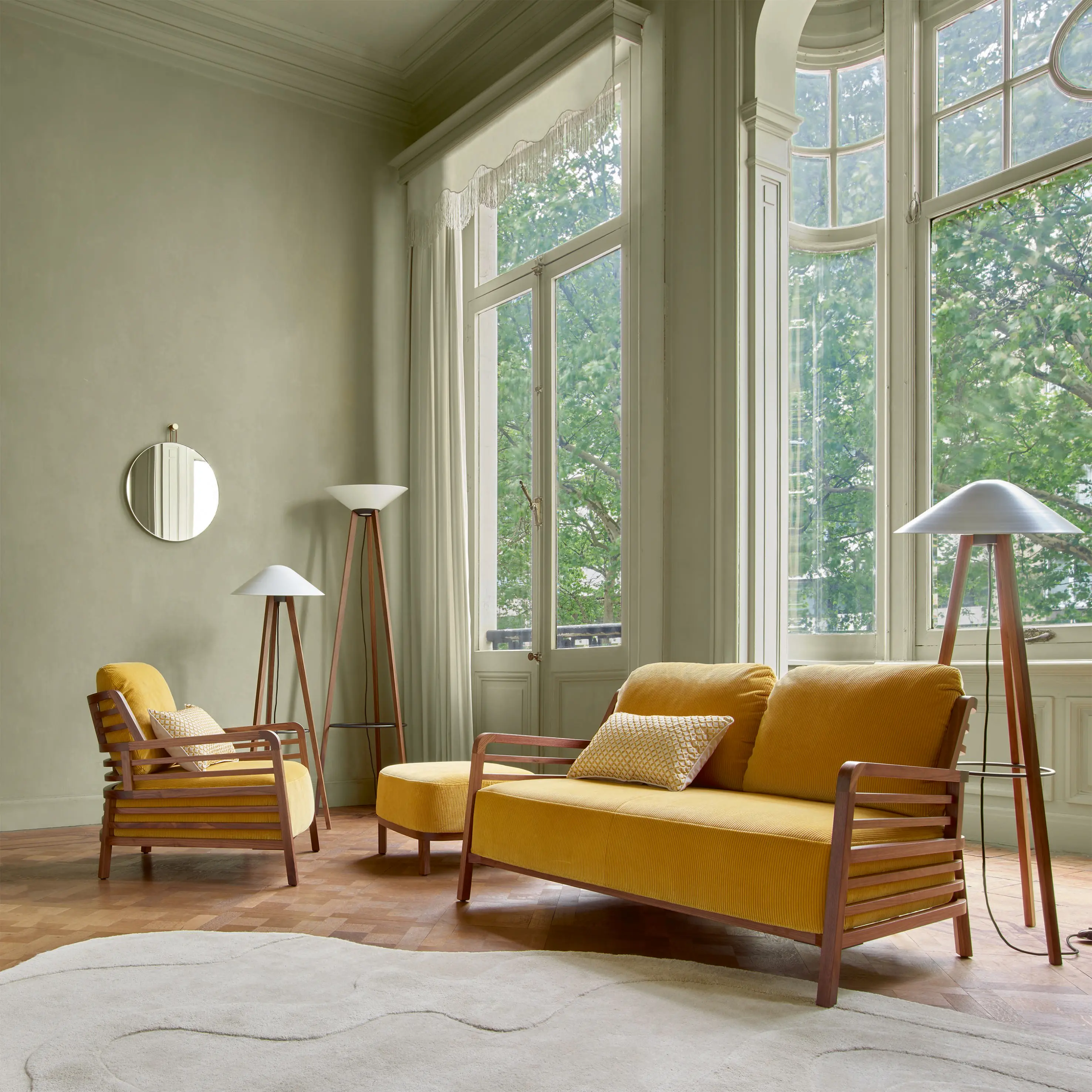 Ligne Roset - Melusine | Reading Lamp White Shade