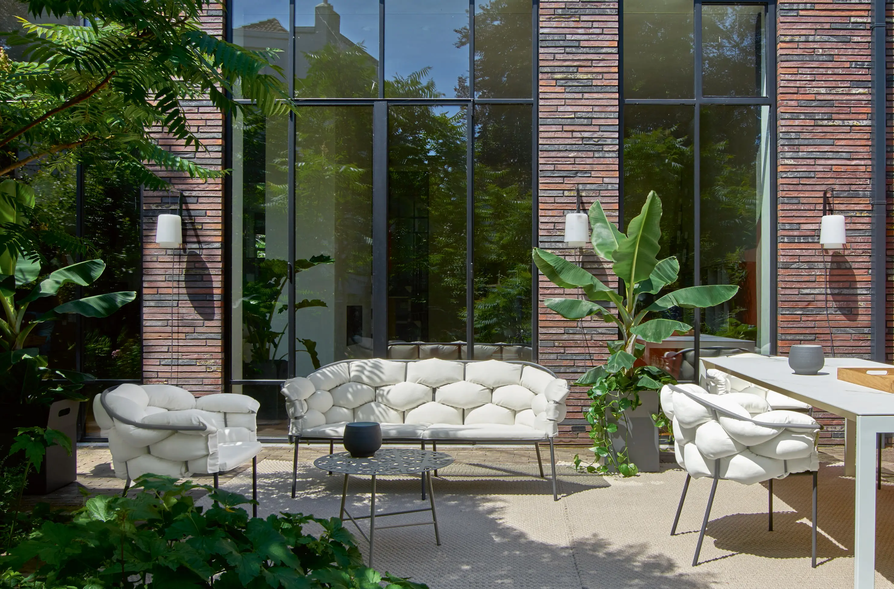 Ligne Roset - Serpentine | Bridge Terra Cotta / Structure Charbon