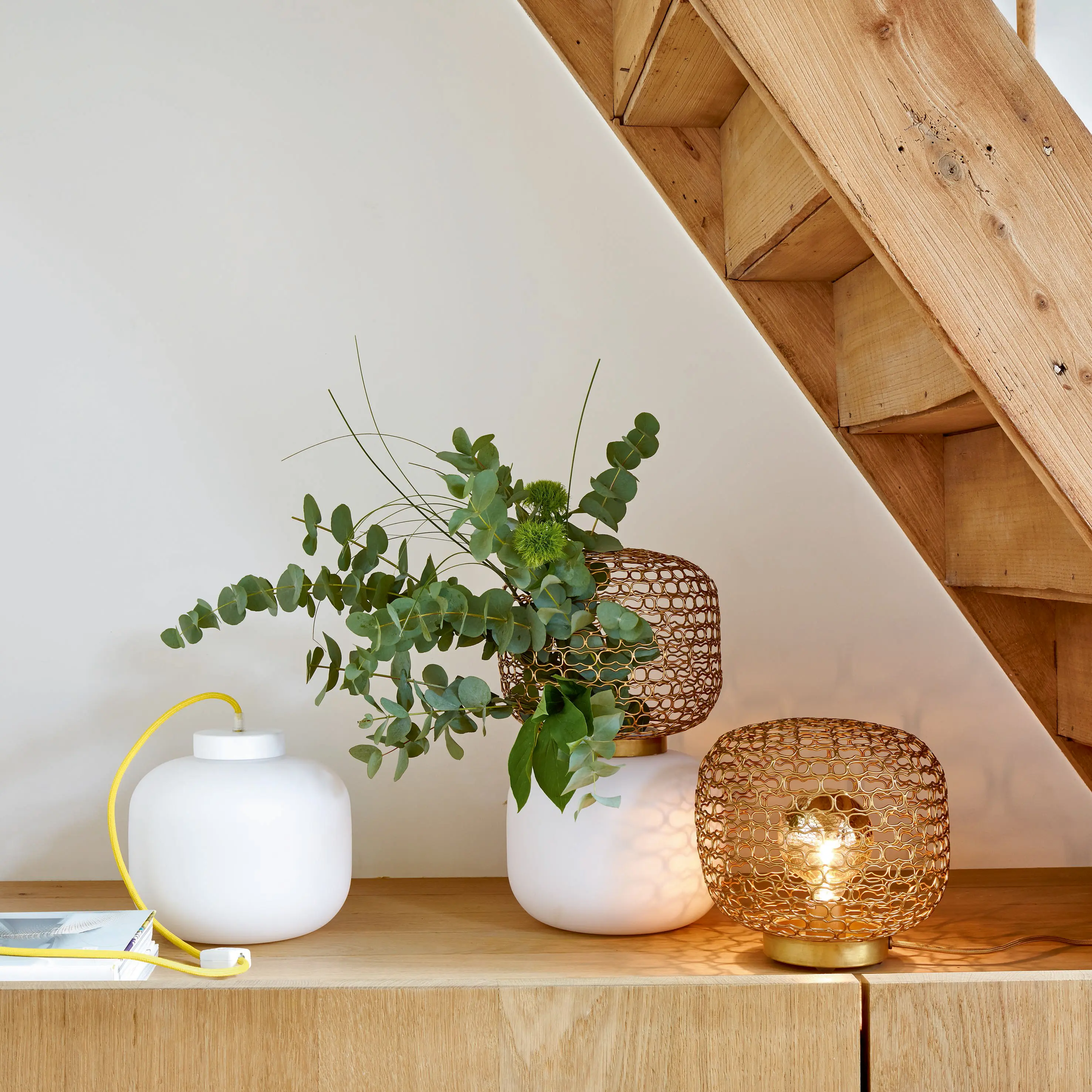 Ligne Roset - Vase: Jali | Vaso Ottone