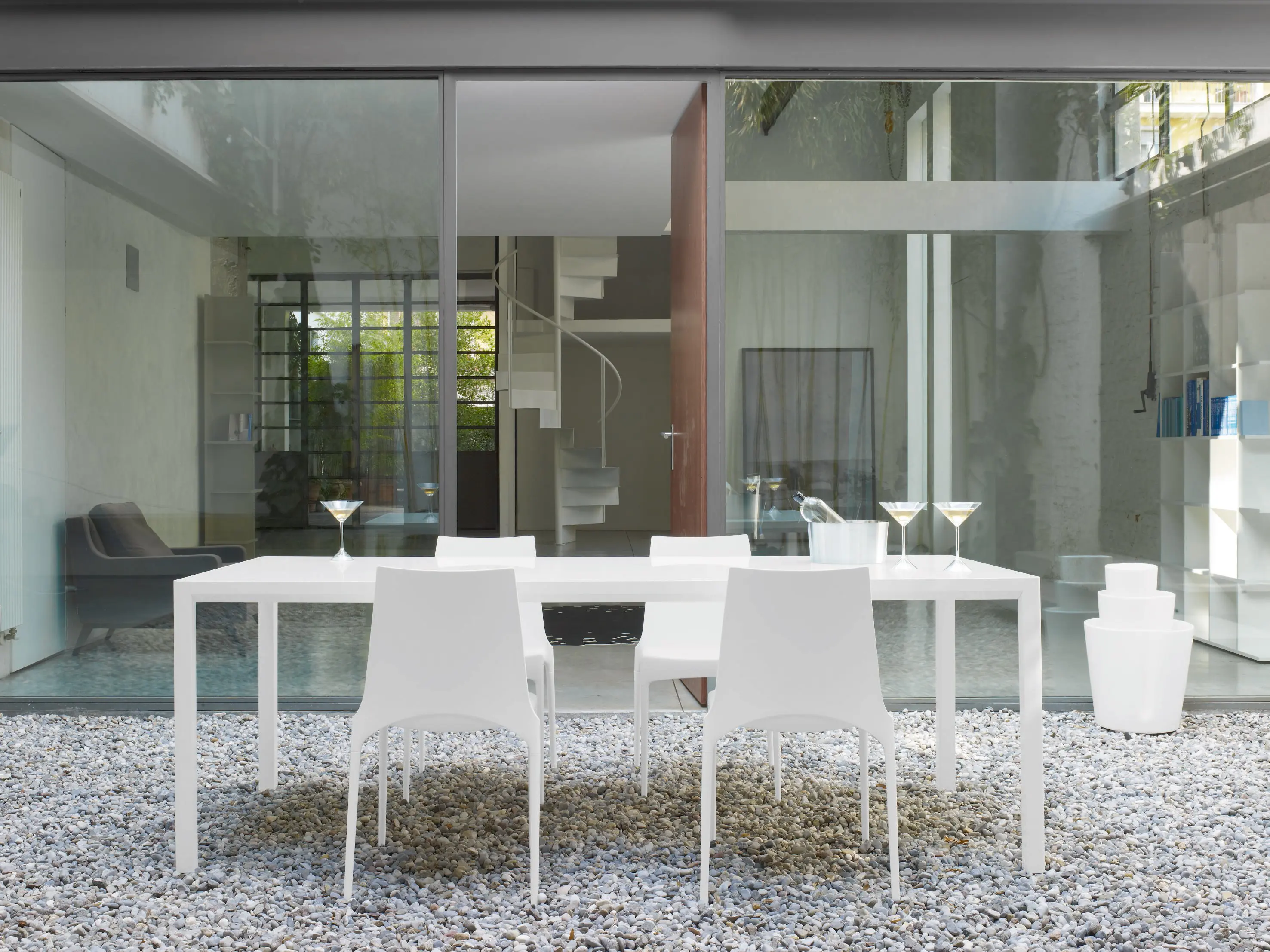 Ligne Roset - Petra | Stuhl Weiss Indoor / Outdoor