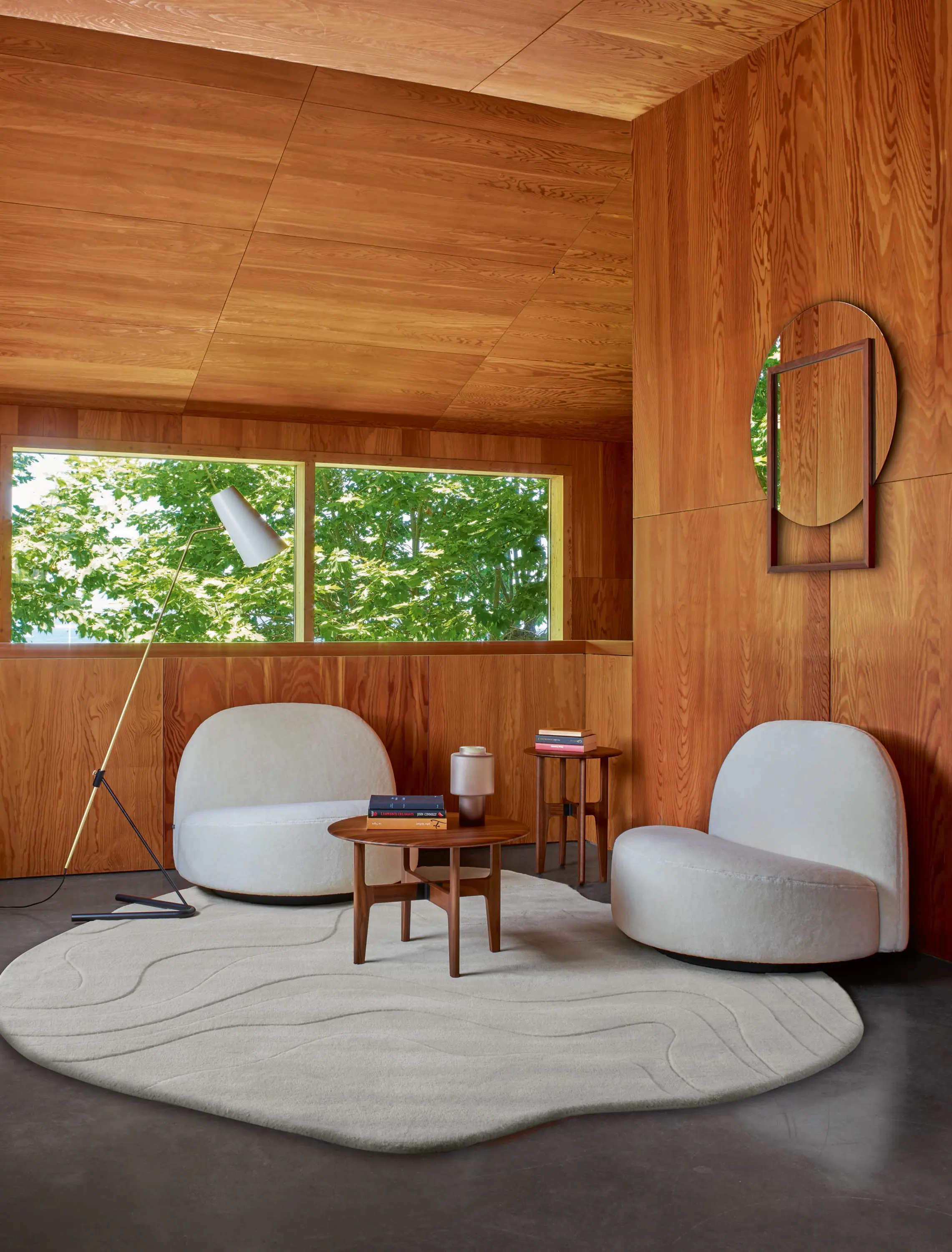 Ligne Roset - Nodum | Occasional Table Solid American Walnut Low Version