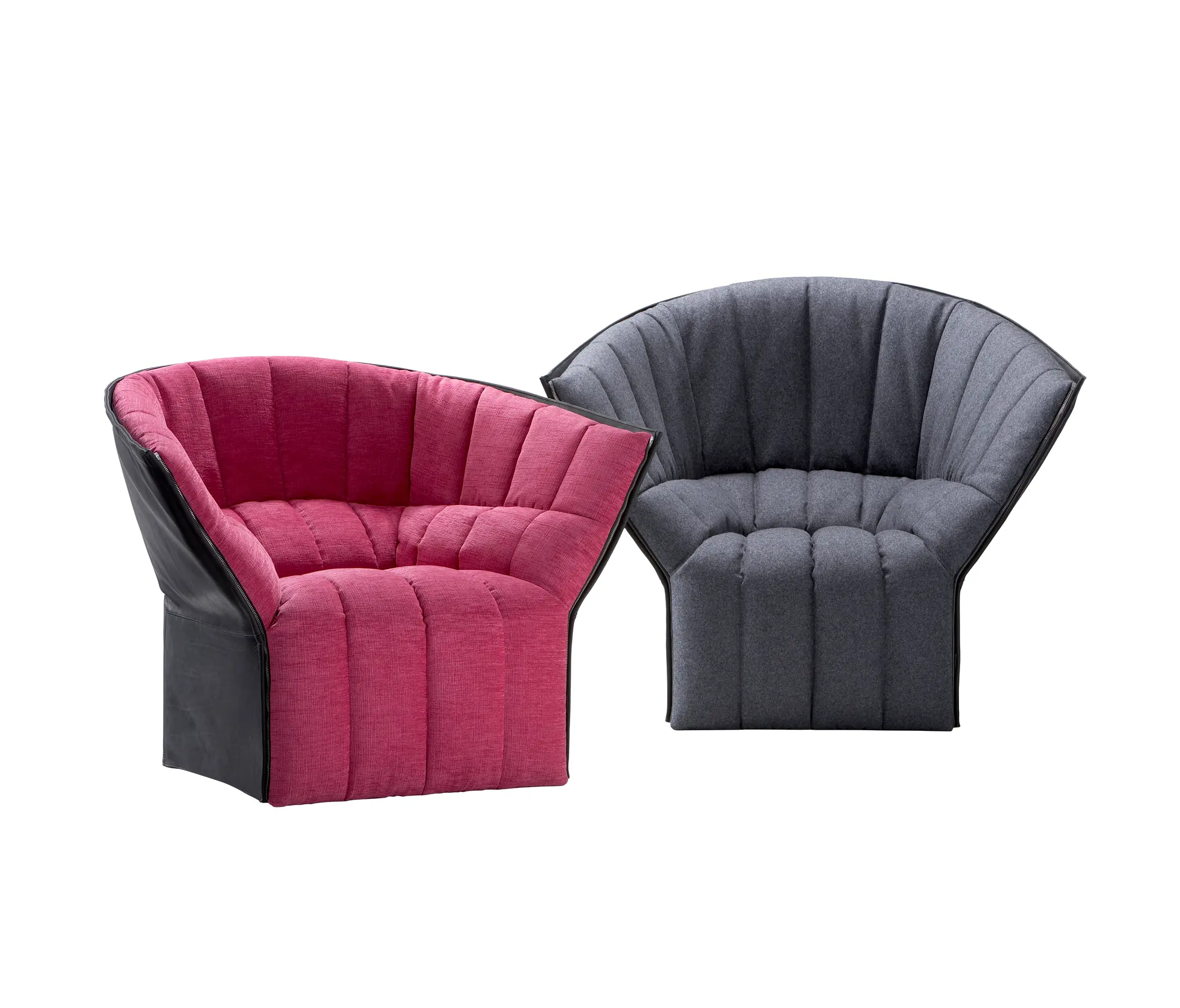 Ligne Roset - Moel | Armchair High Back Outside Back In Coda