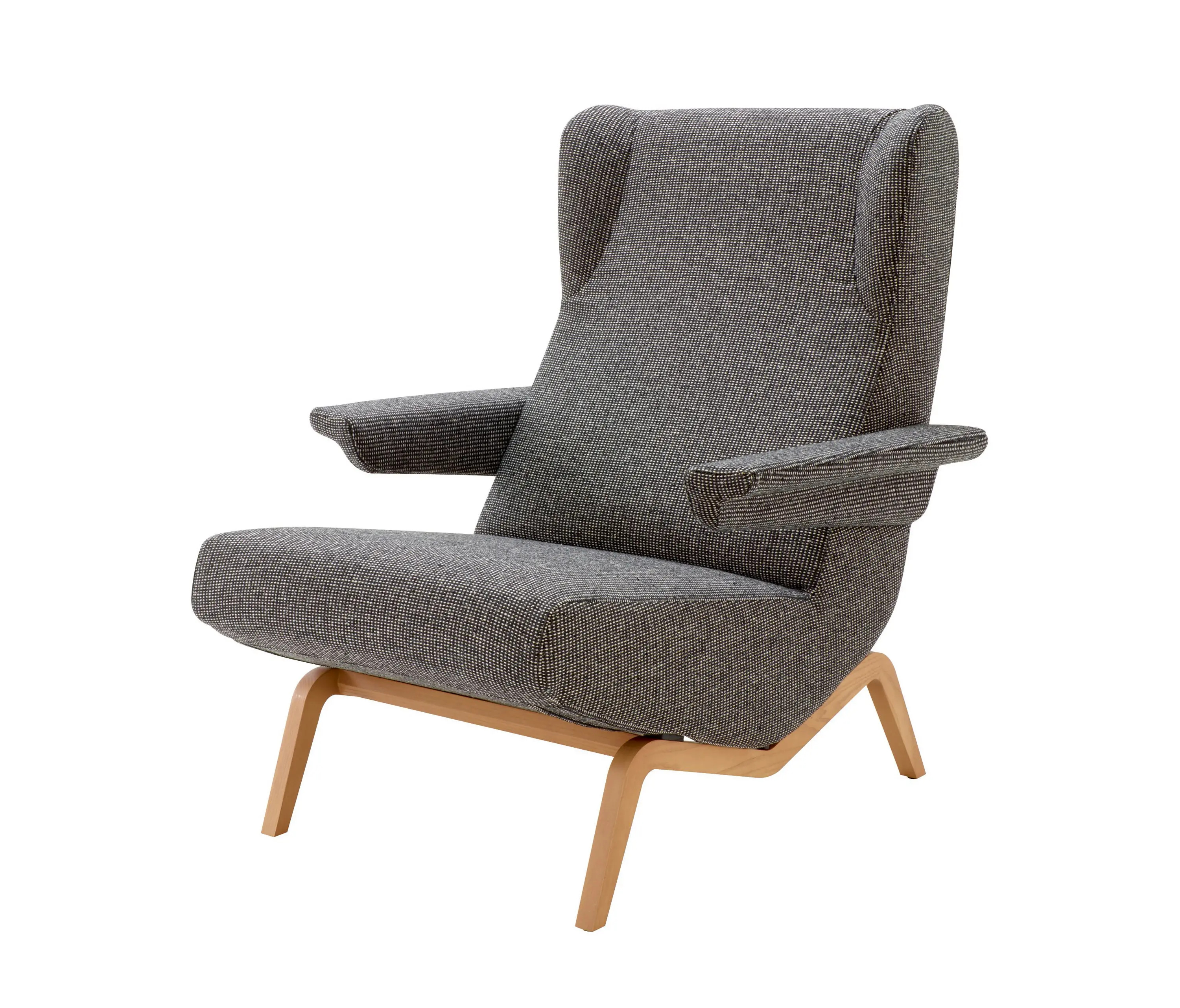 Ligne Roset - Archi | Sillon Patas De Fresno Tono Cerezo