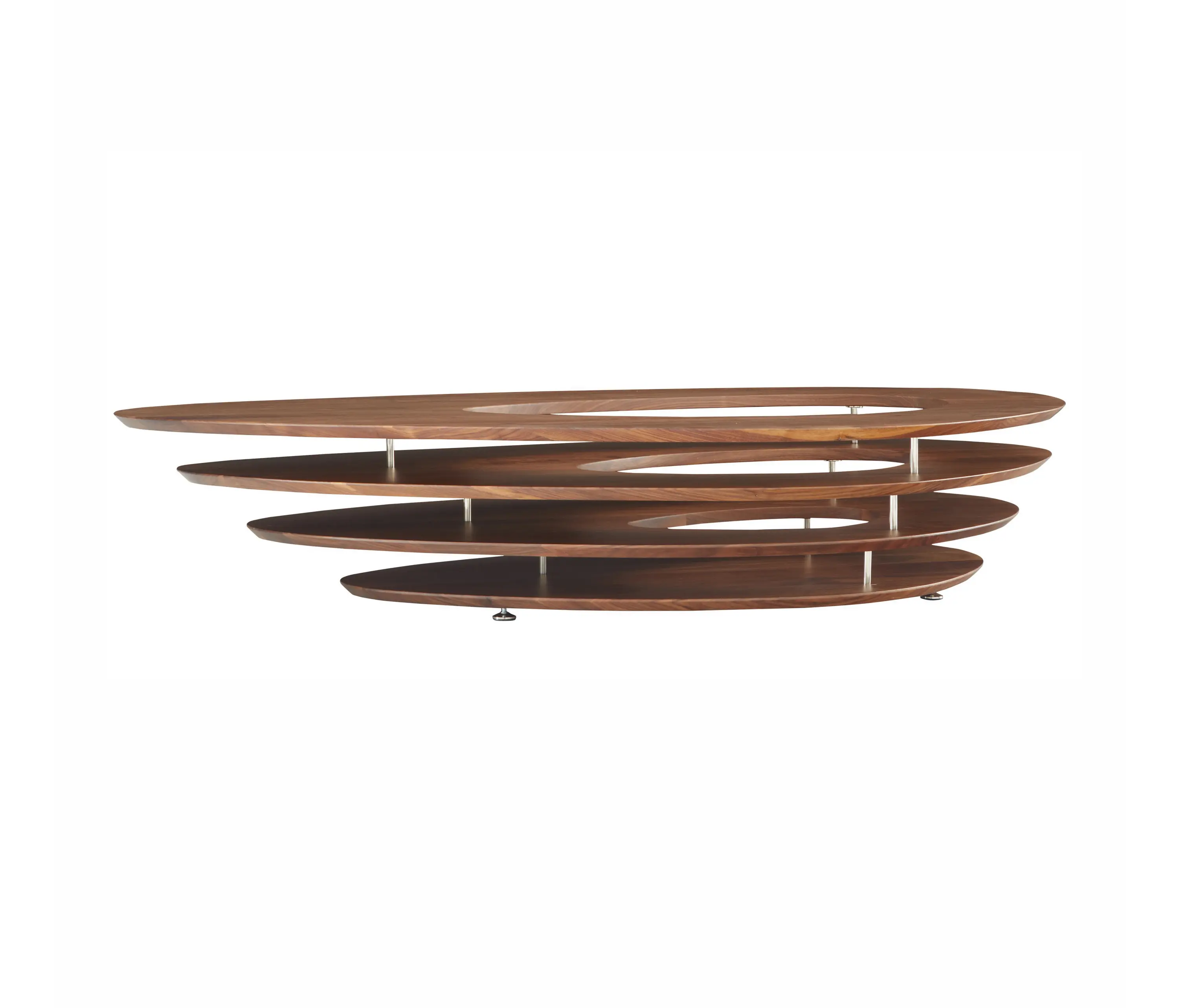 Ligne Roset - Interstice | Low Table Walnut