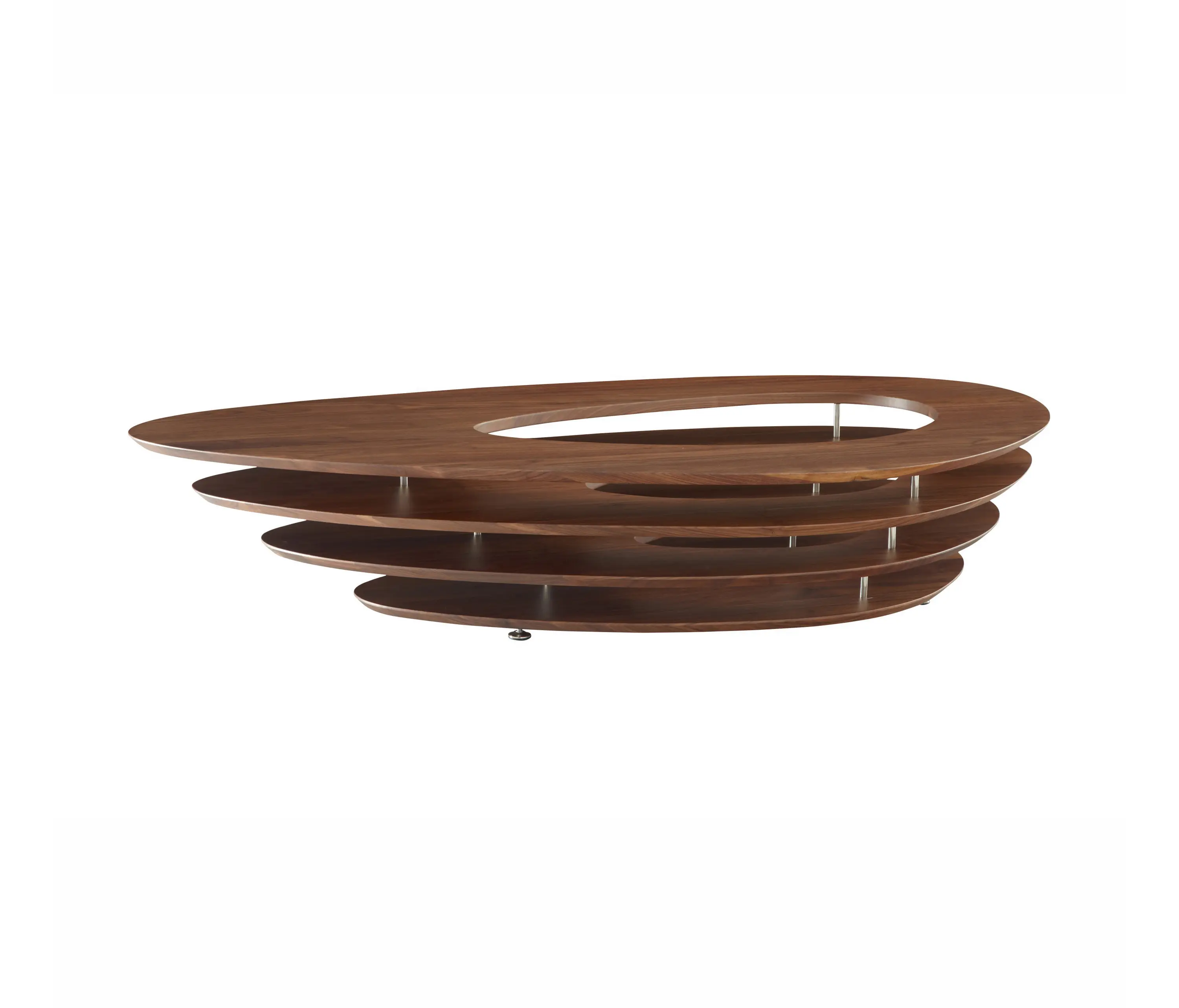 Ligne Roset - Interstice | Low Table Walnut