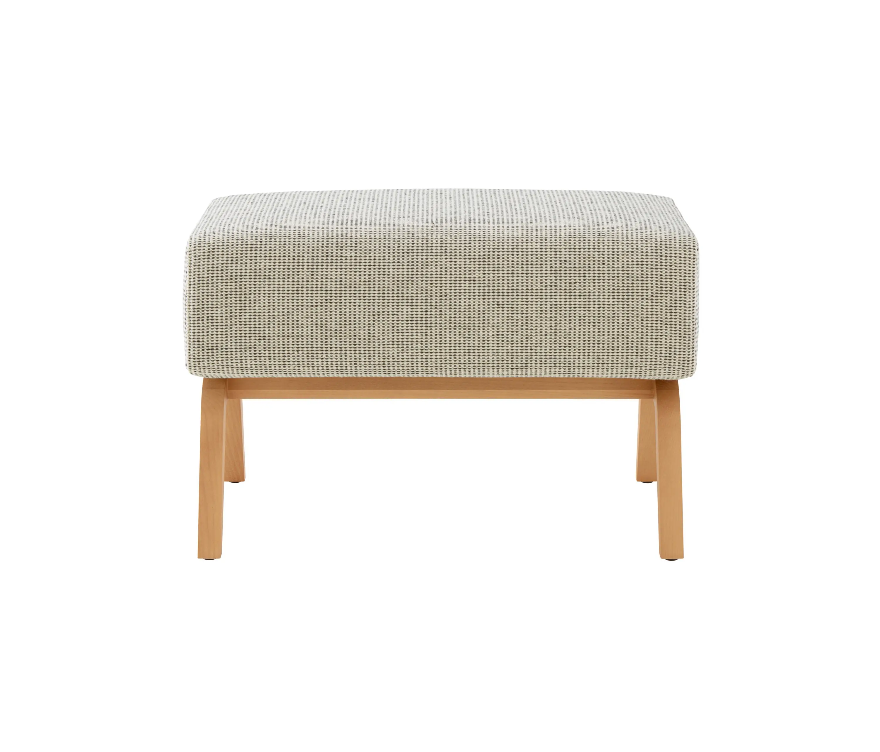Ligne Roset - Archi | Pouf Pietement Frene Teinte Merisier