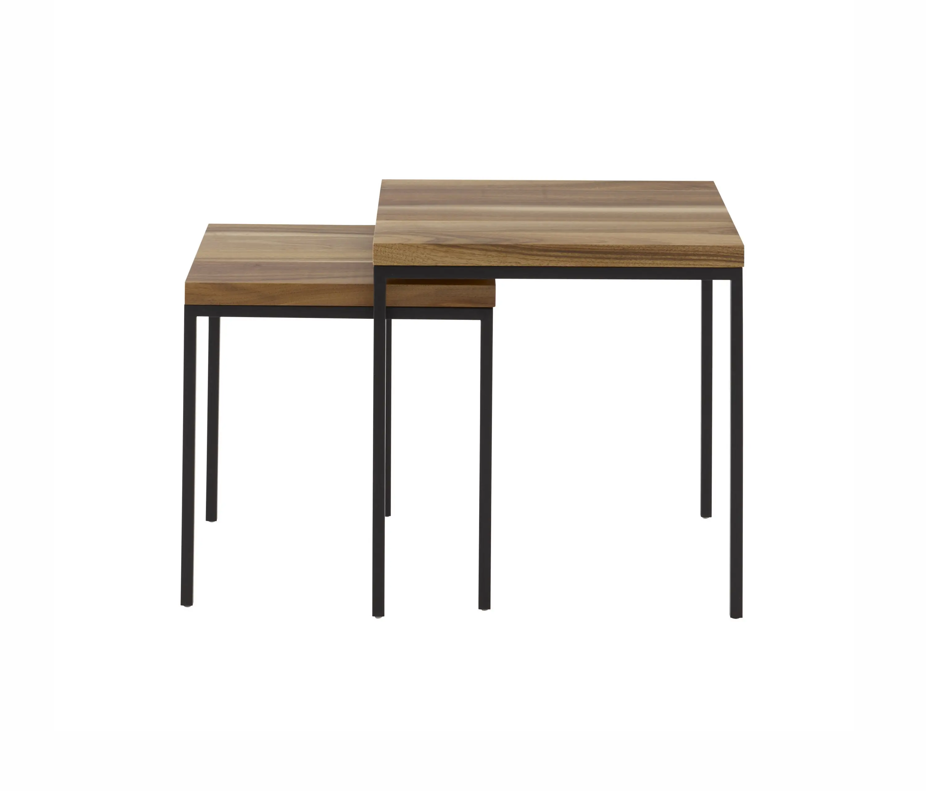 Ligne Roset - Gaby | Table Basse Grand Modele Noyer Noir Massif