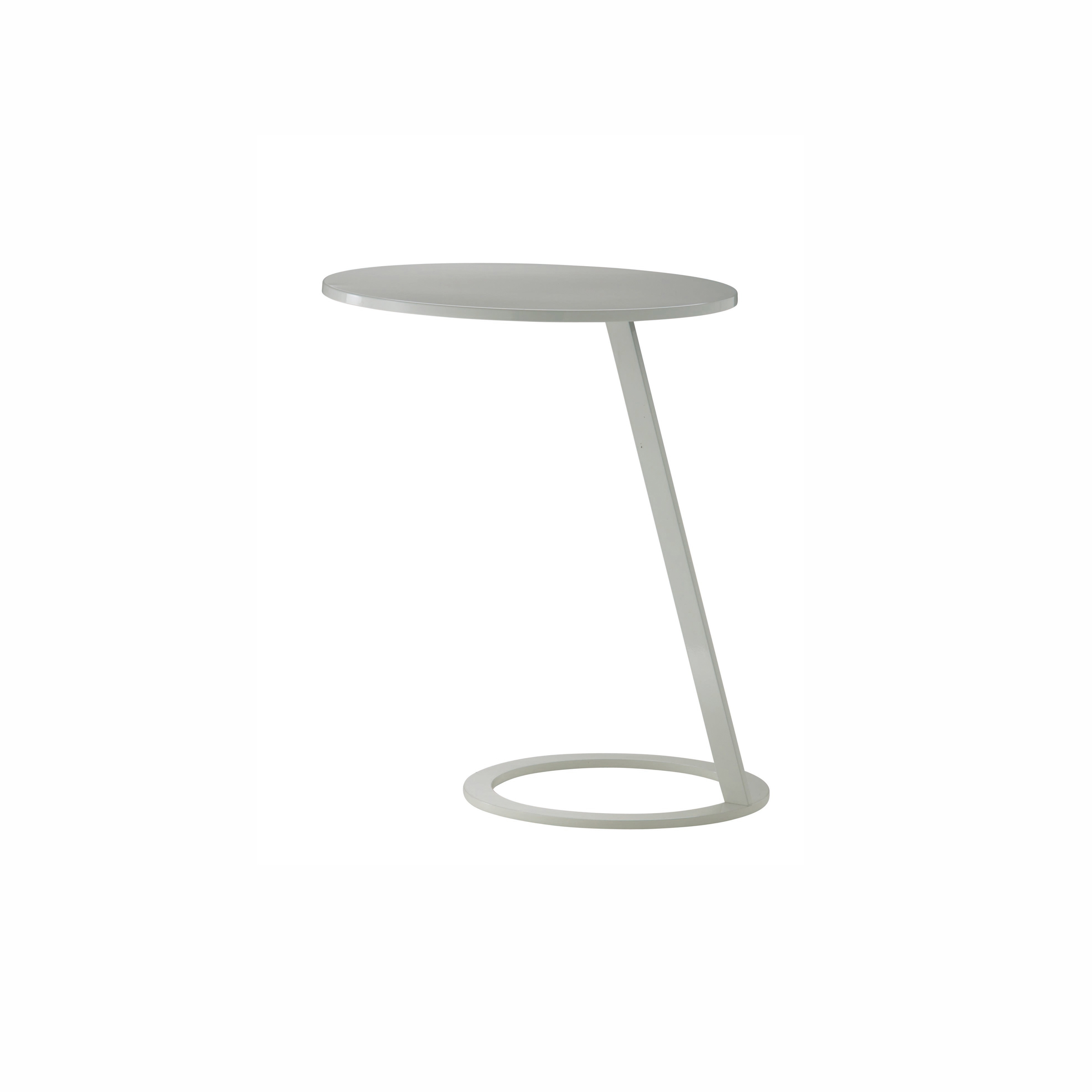 Display product Good Morning | Pedestal Table White Lacquer from manufacturer Ligne Roset