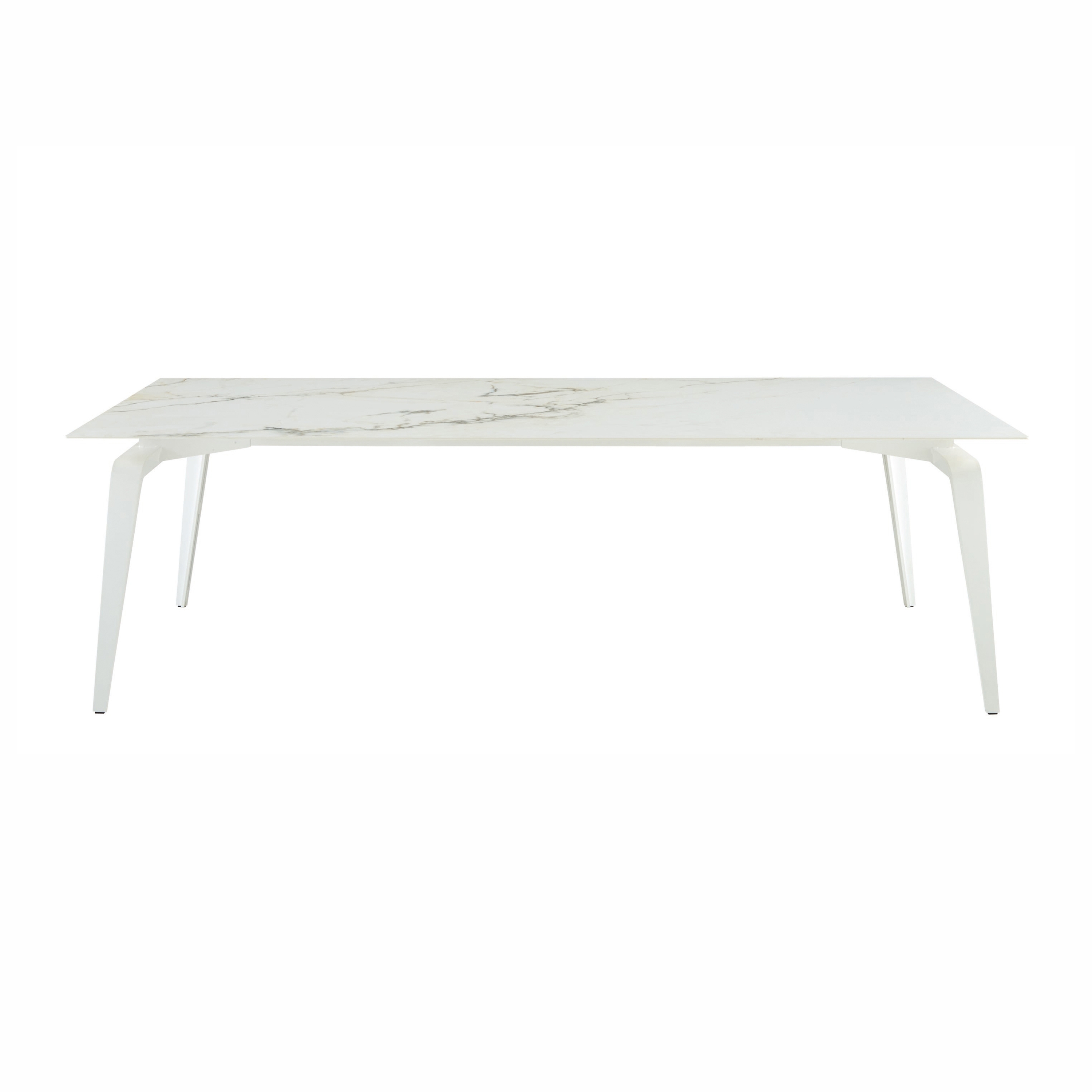 Display product Odessa | Rectangular Dining Table White Lacquered Base from manufacturer Ligne Roset