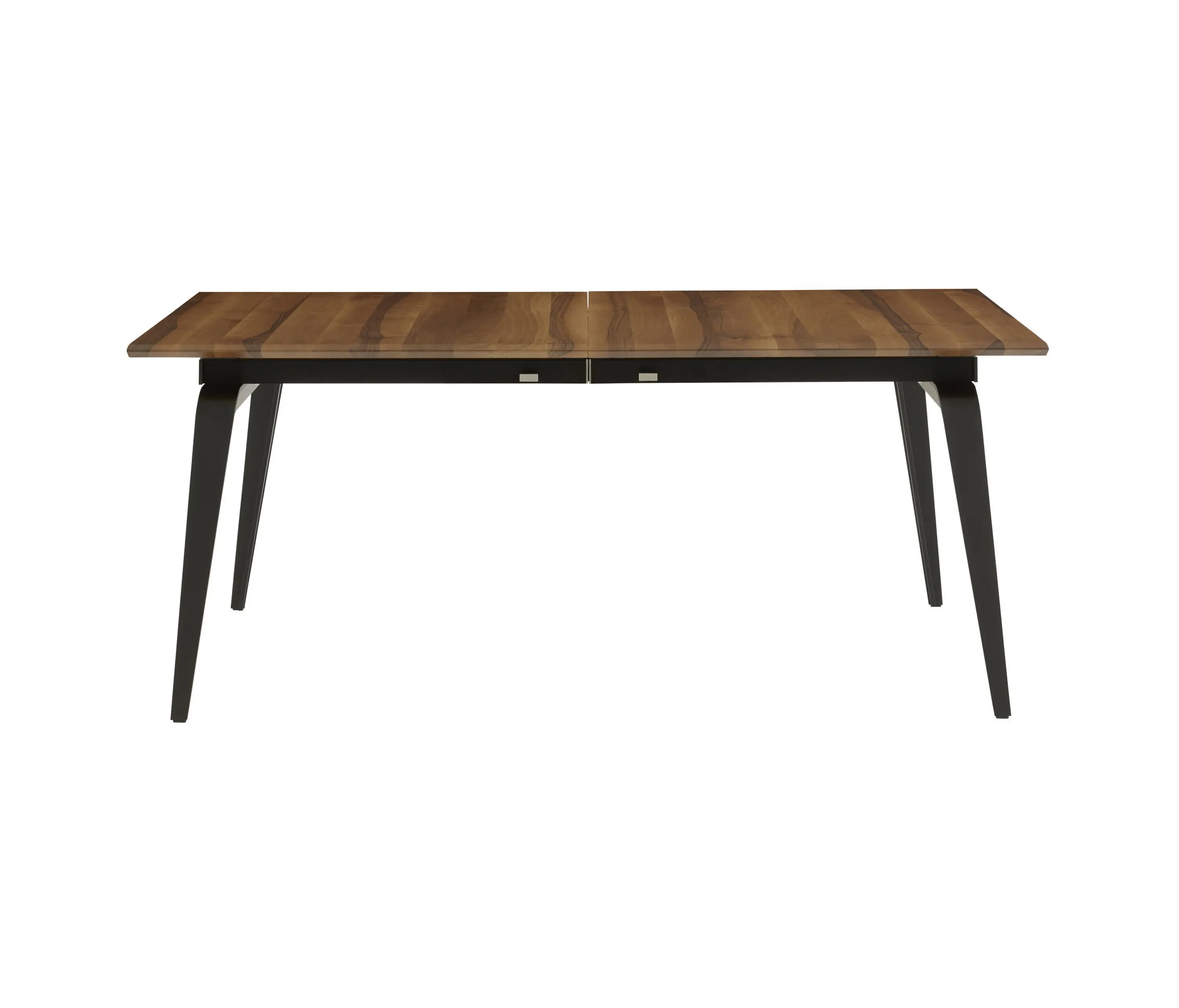 Ligne Roset - Odessa | Dining Table With Integral Extension Black Lacquered Base