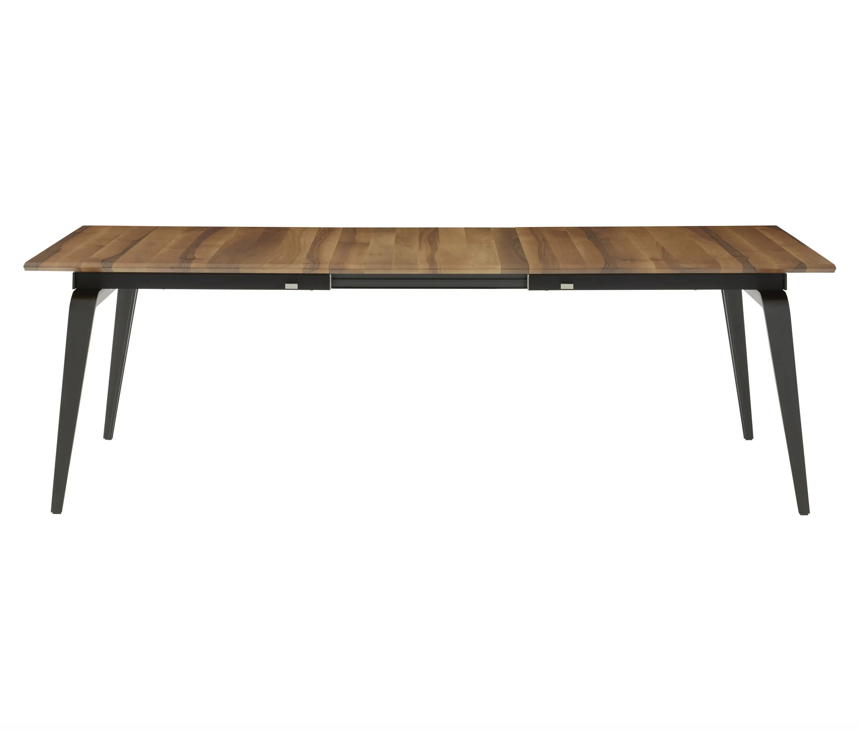 Ligne Roset - Odessa | Dining Table With Integral Extension Black Lacquered Base