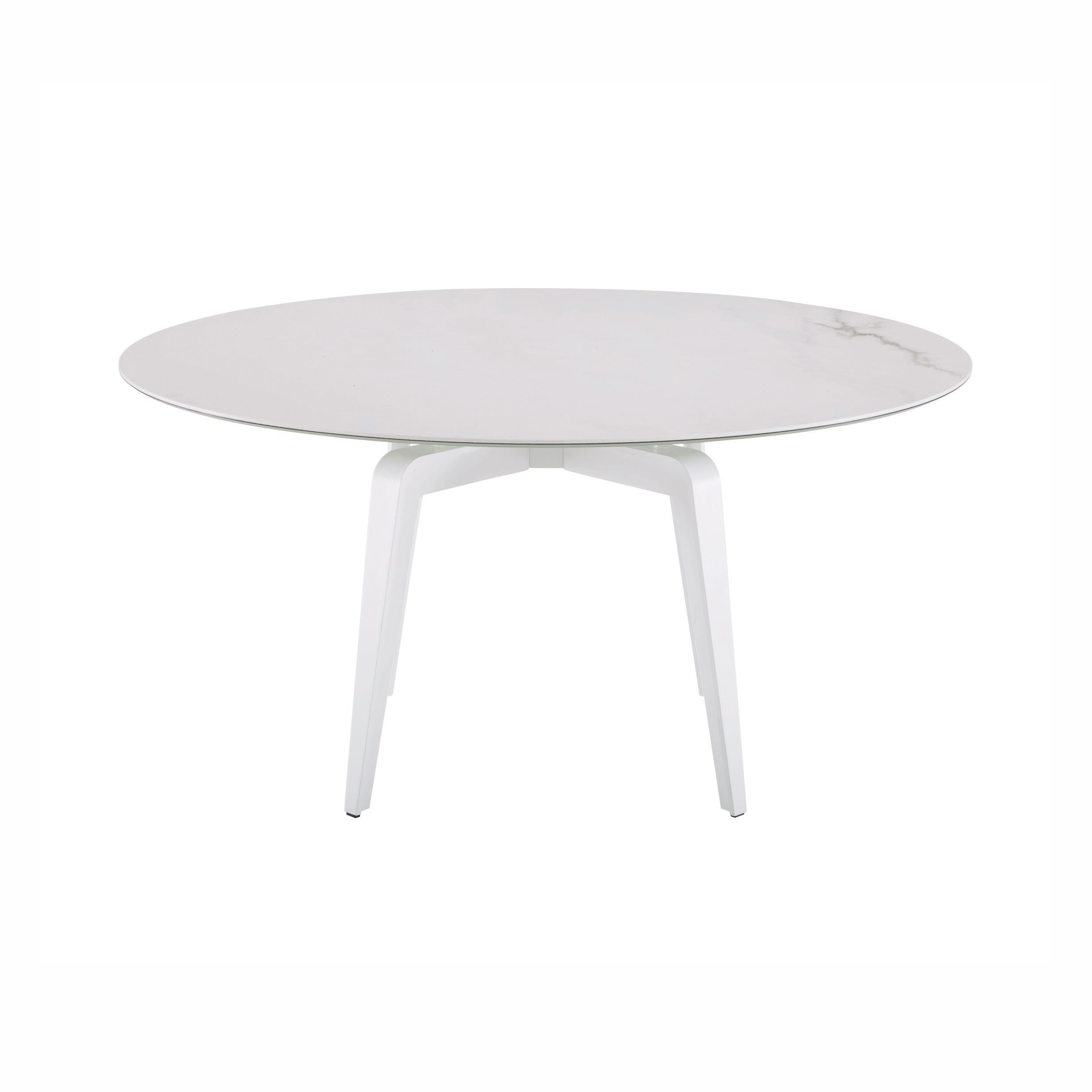 Display product Odessa | Round Dining Table White Lacquered Base from manufacturer Ligne Roset