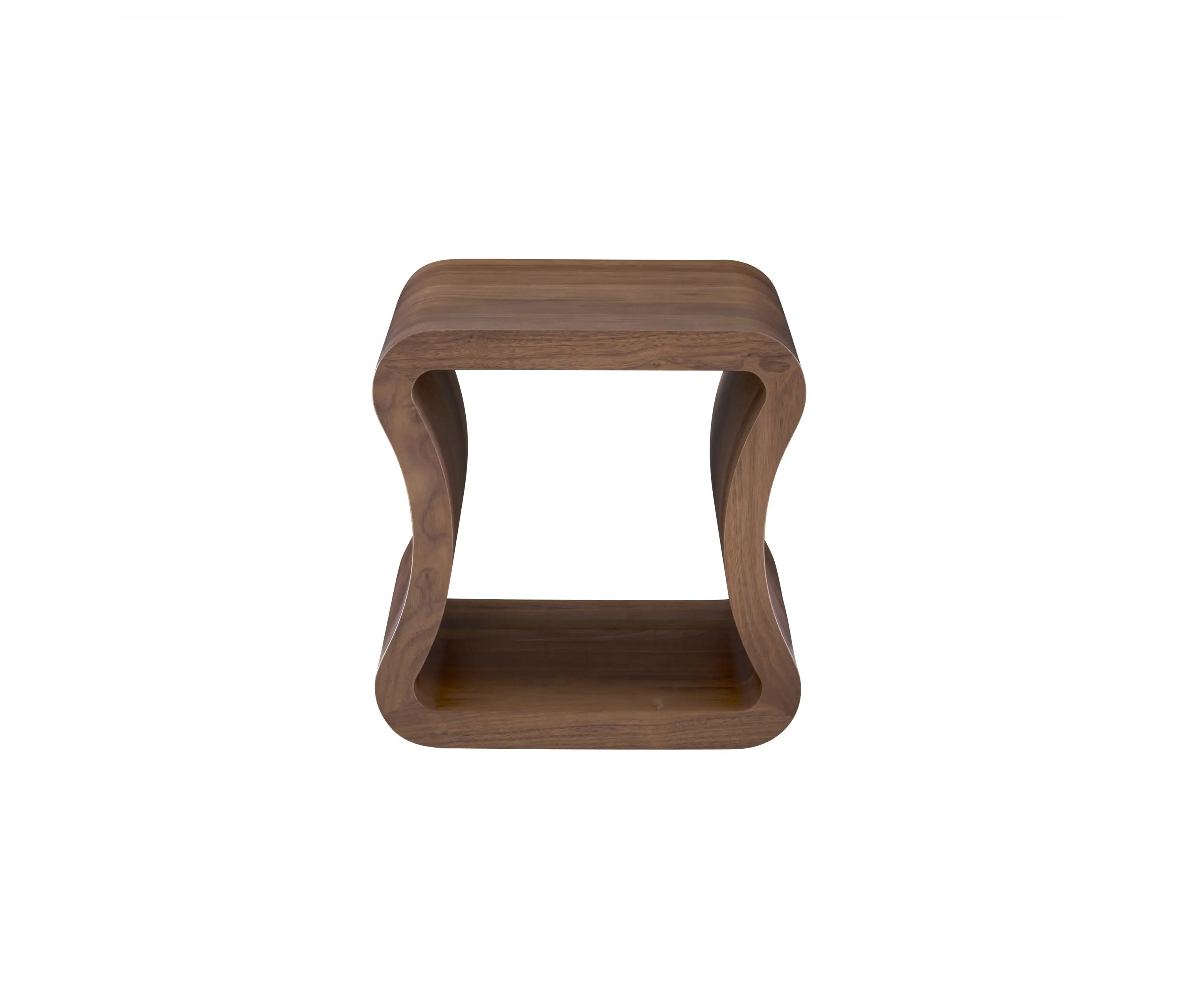 Ligne Roset - One Shape | Sofa End Table American Walnut
