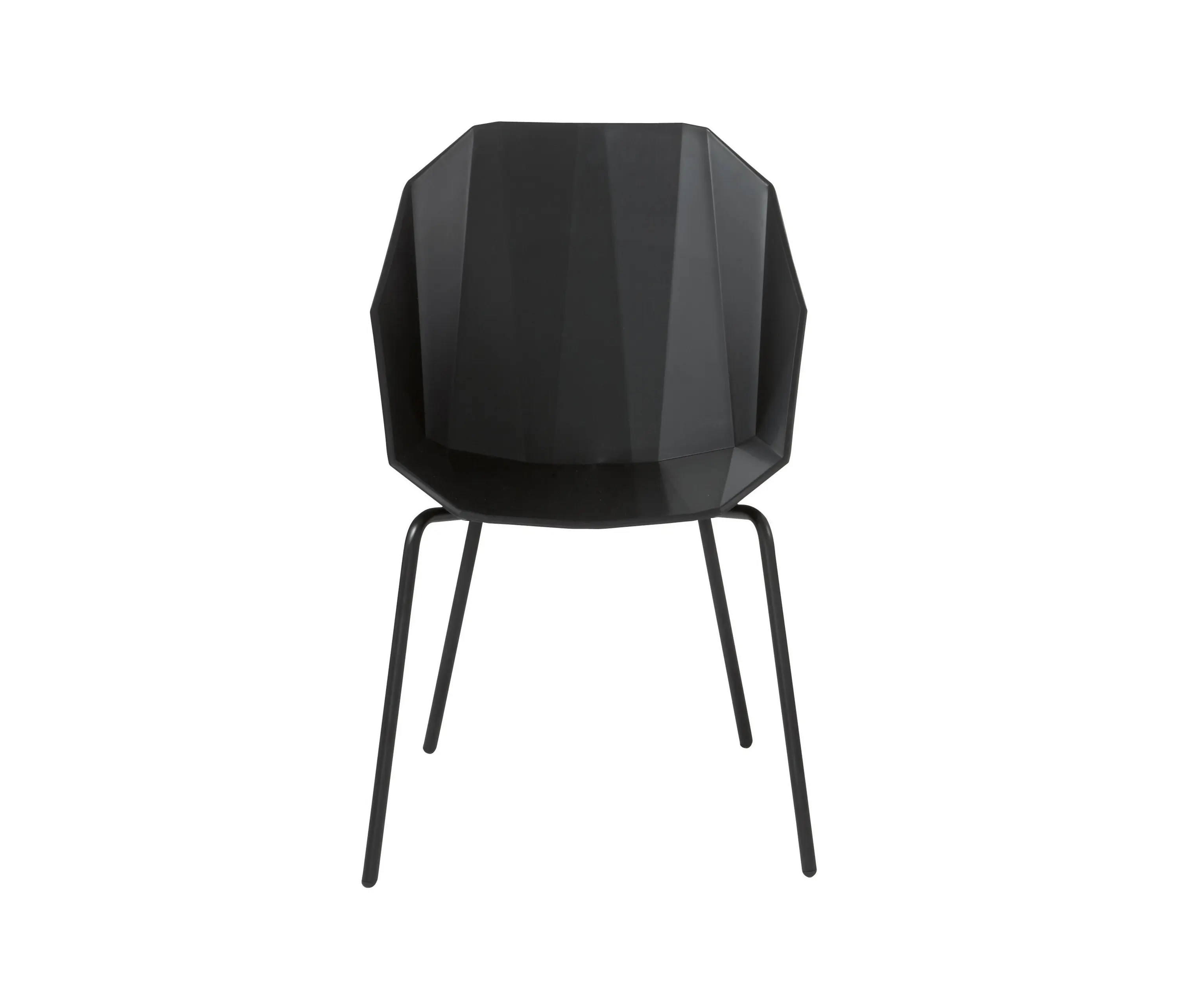 Ligne Roset - Rocher | Chaise / Bridge Noir Pietement Laque Noir