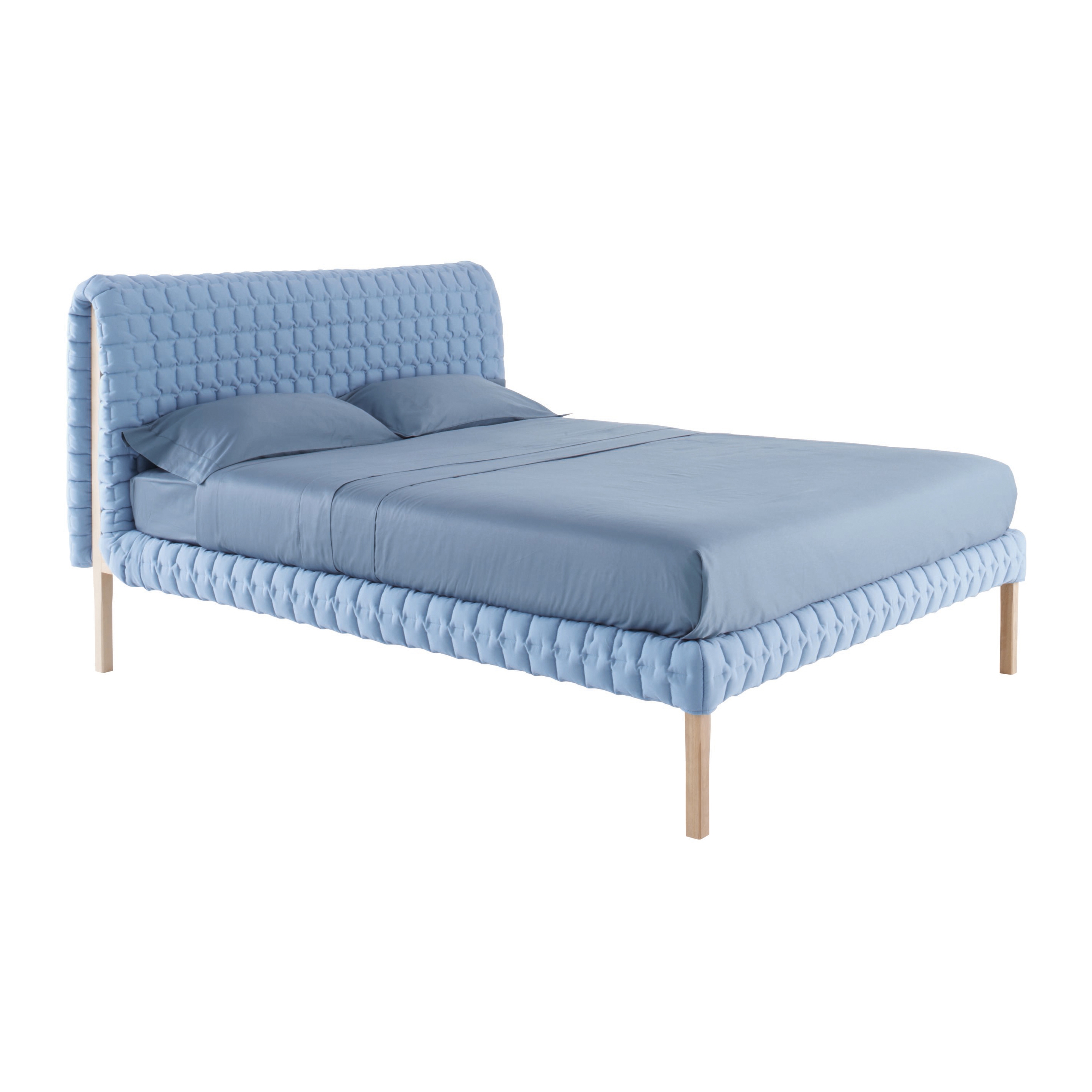 Afficher le produit Ruché | Bed 140 X 200 High Headboard High Feet du fabricant Ligne Roset