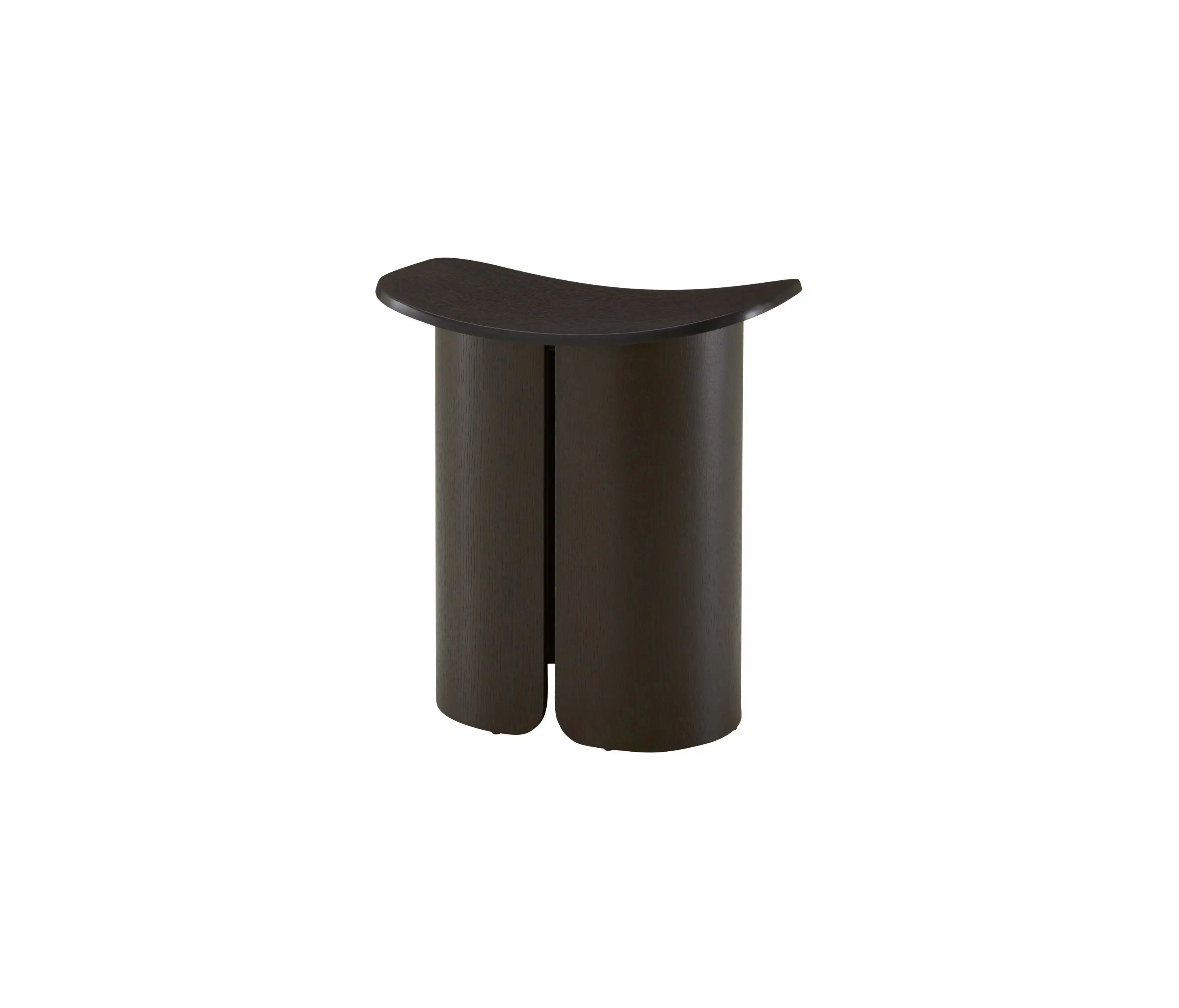 Ligne Roset - San | Tabouret Chene Ton Noir
