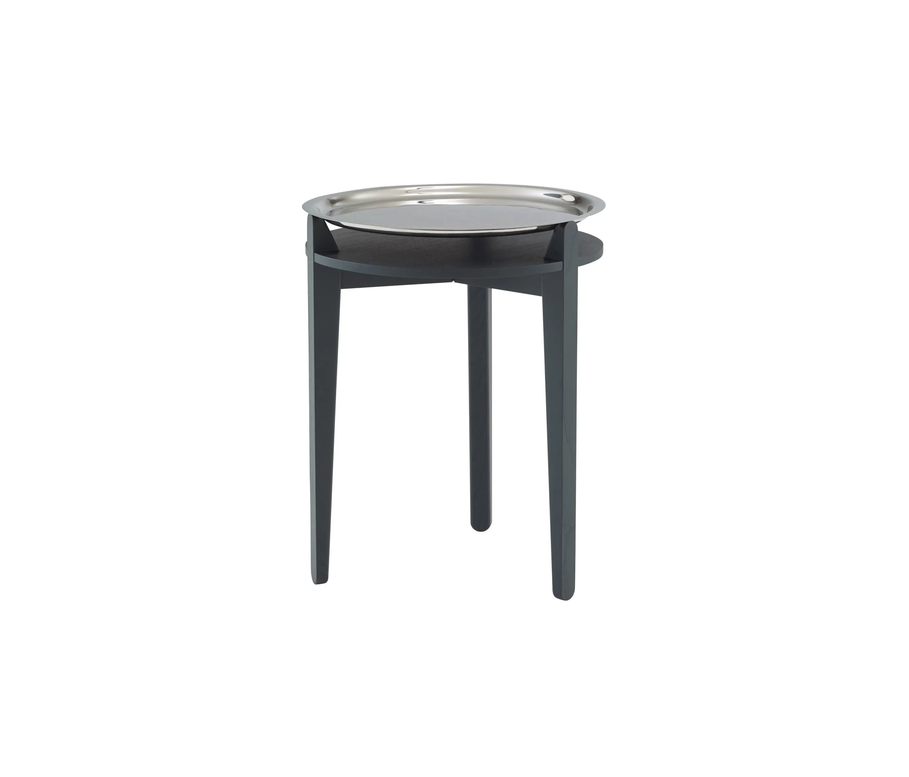 Ligne Roset - Side Table | Occasional Table Nickel-Plated Top