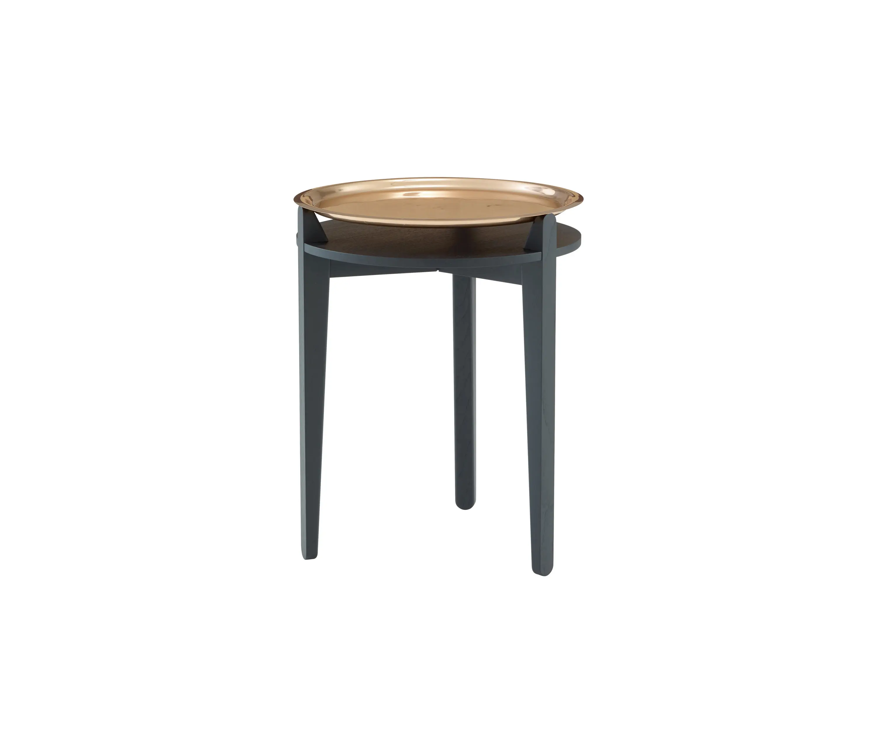 Ligne Roset - Side Table | Occasional Table Copper-Plated Top
