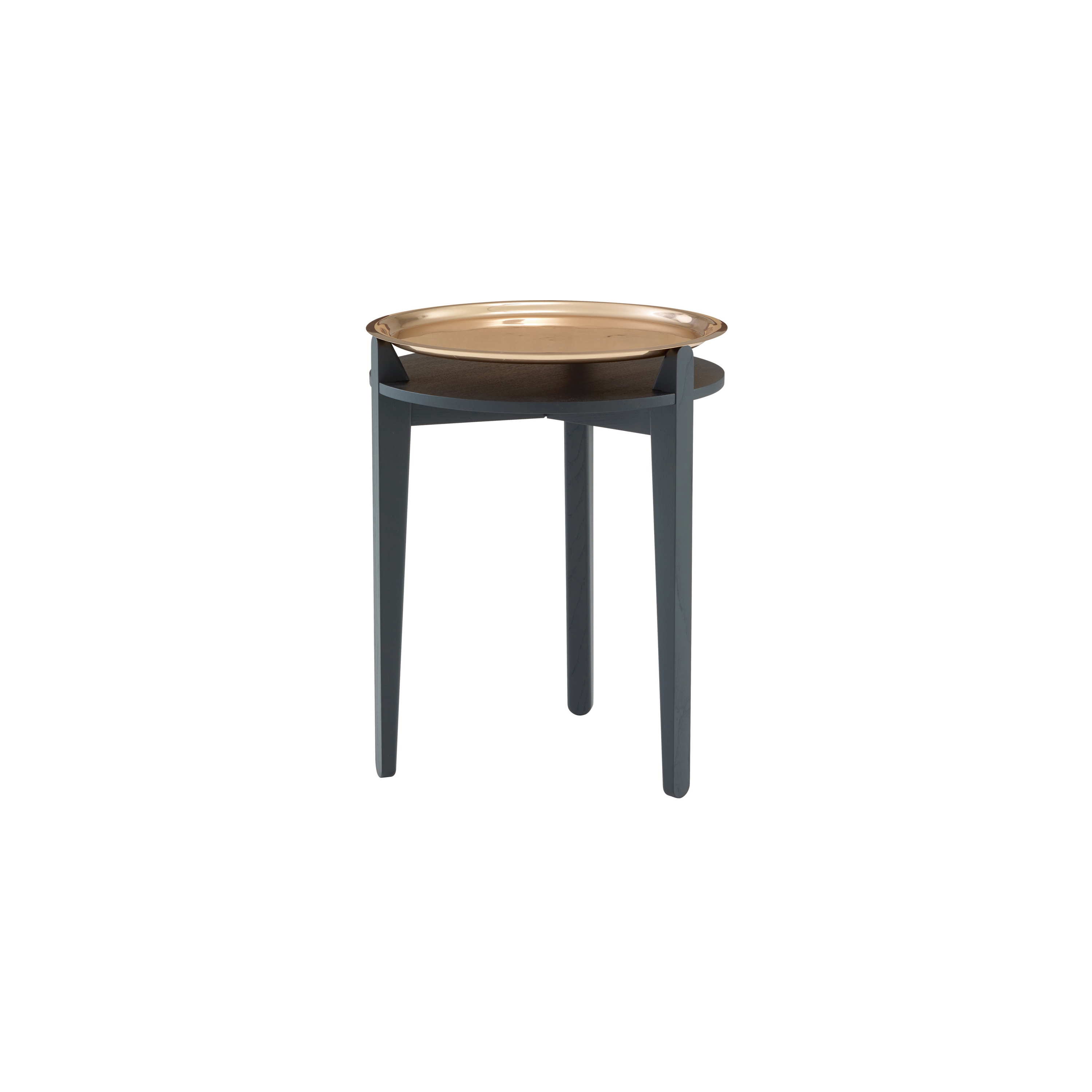 Side Table | Occasional Table Copper-Plated Top